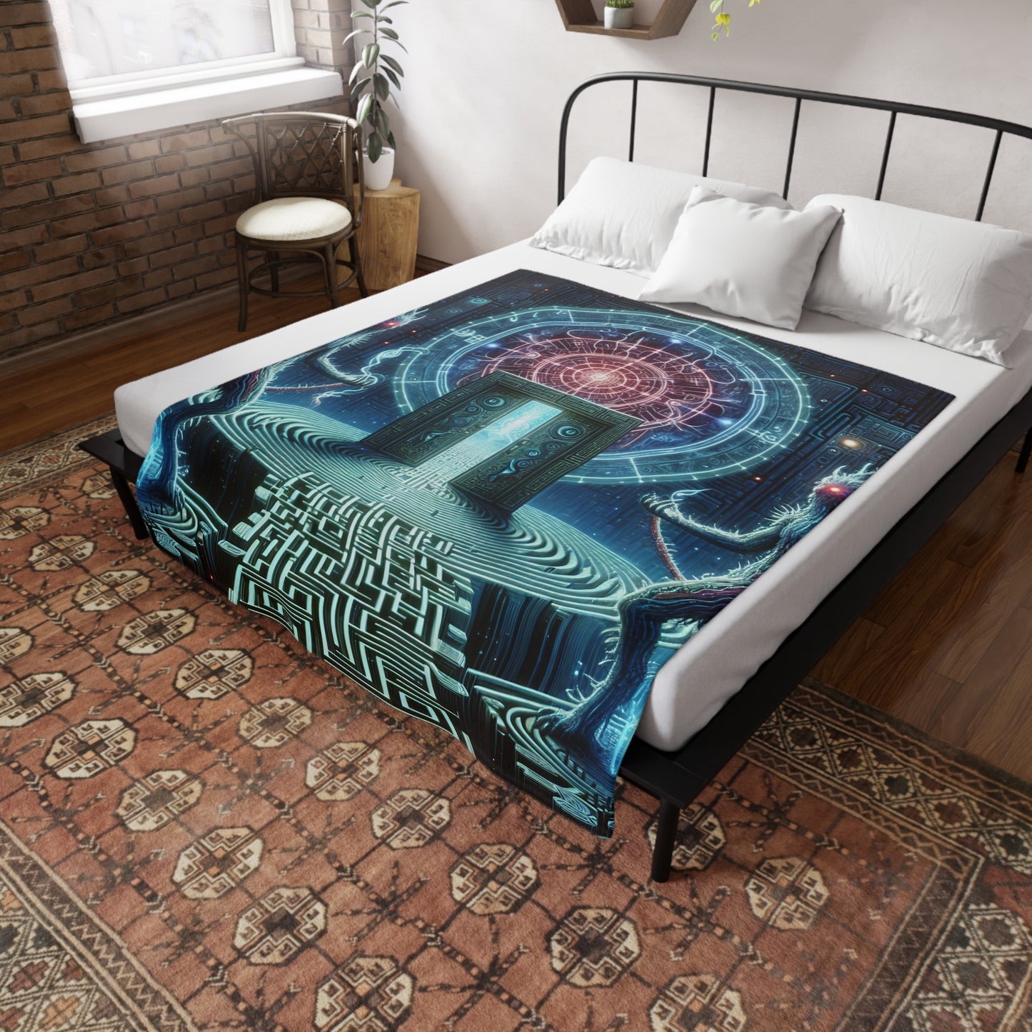 Mystic Harmony: Confluence of Art and Science - Blanket