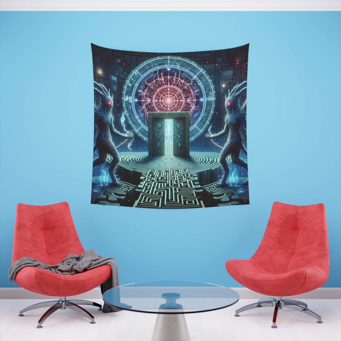 Mystic Harmony: Confluence of Art and Science - Tapestry