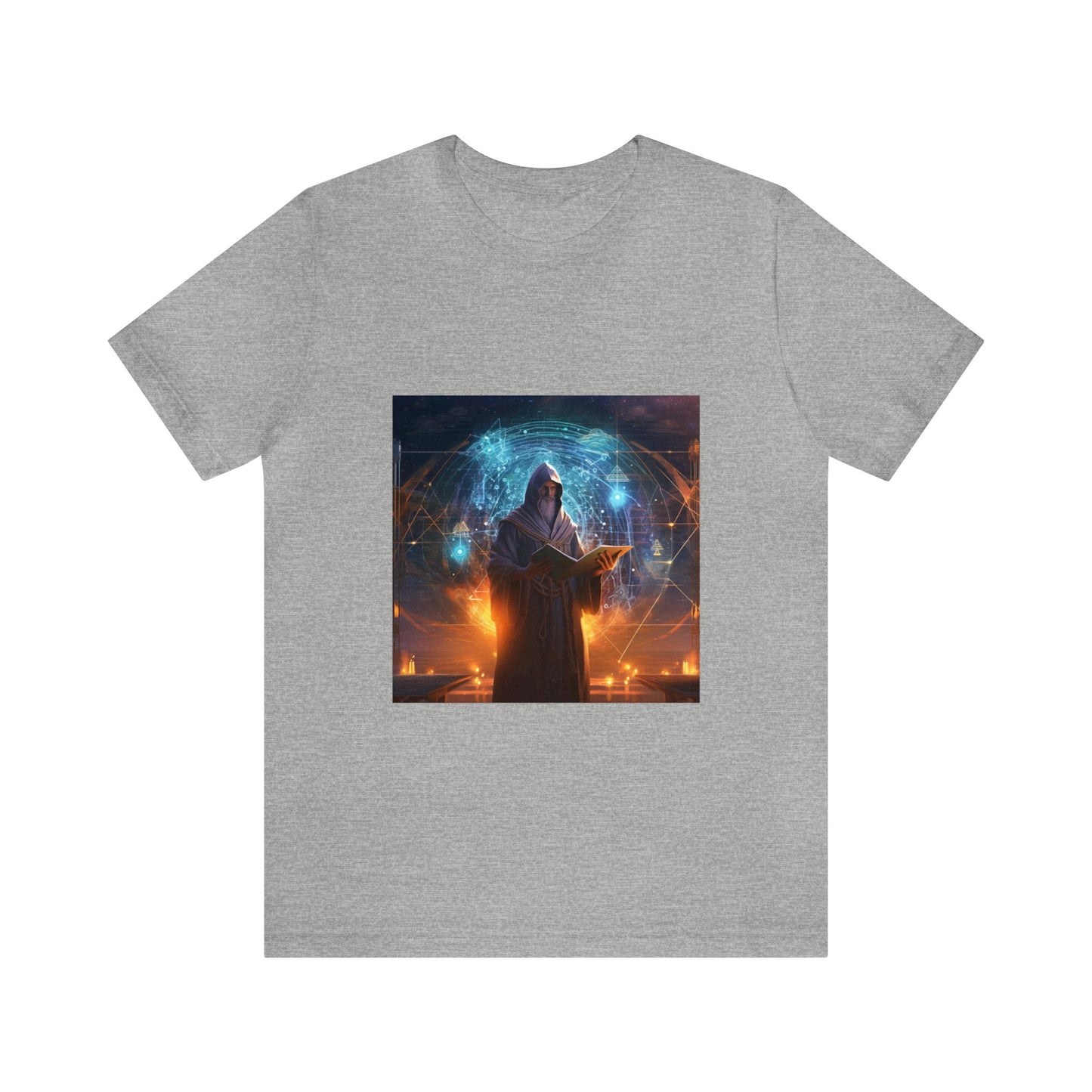 Science Meets Art: The Celestial Mural - V-Neck Tee