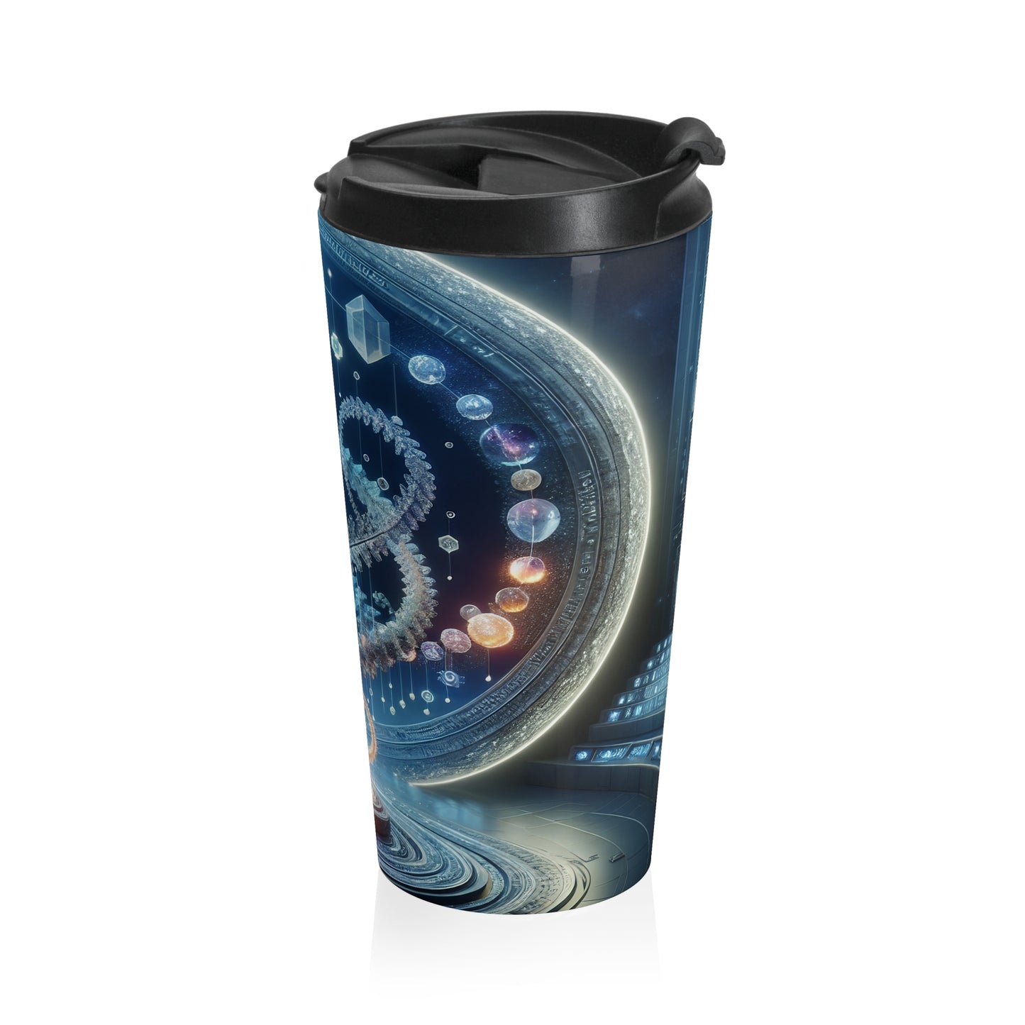 Galactic Symphony of the Alchemist's Dream - Travel Mug