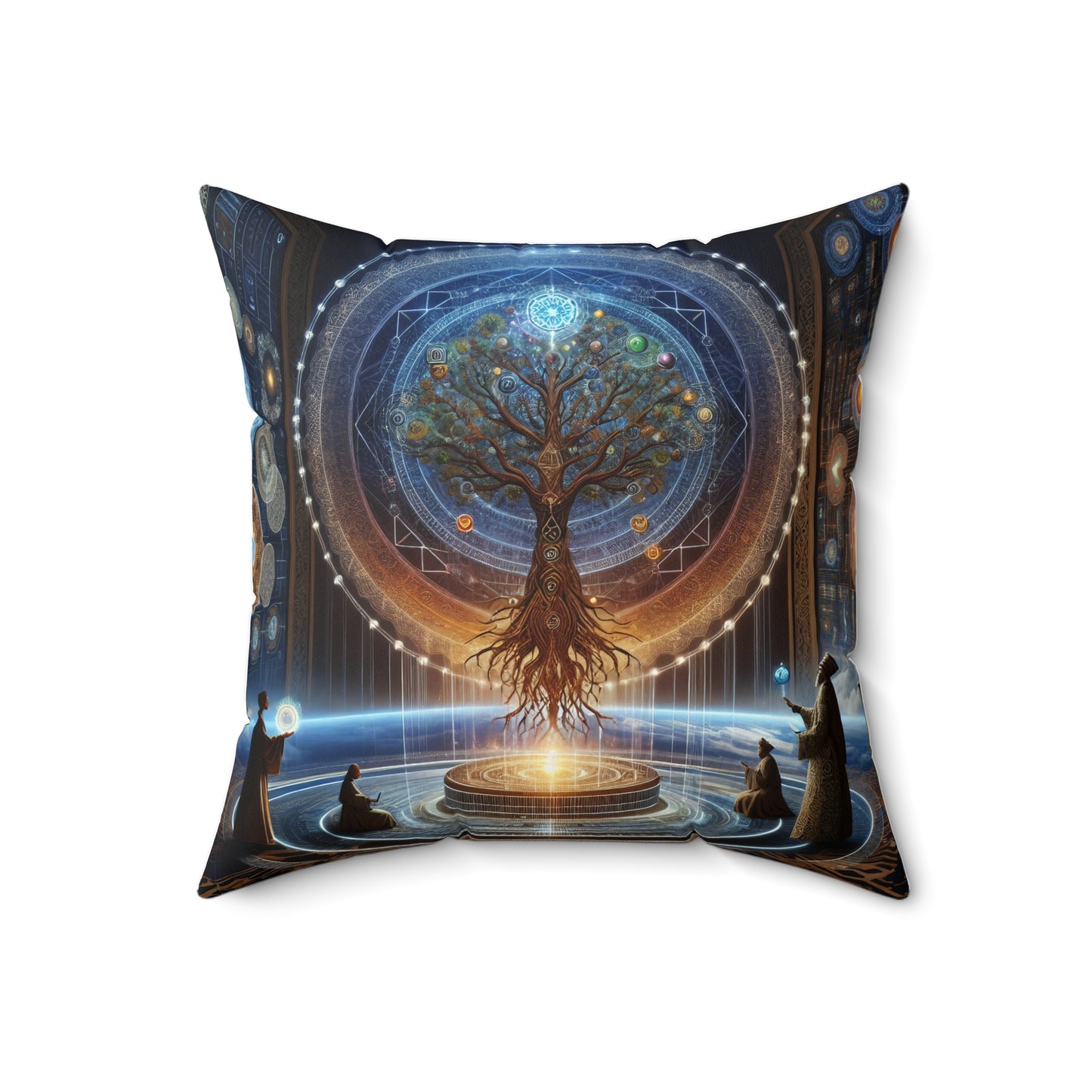 Celestial Mechanics: A Confluence of Art and Science - Pillow Case