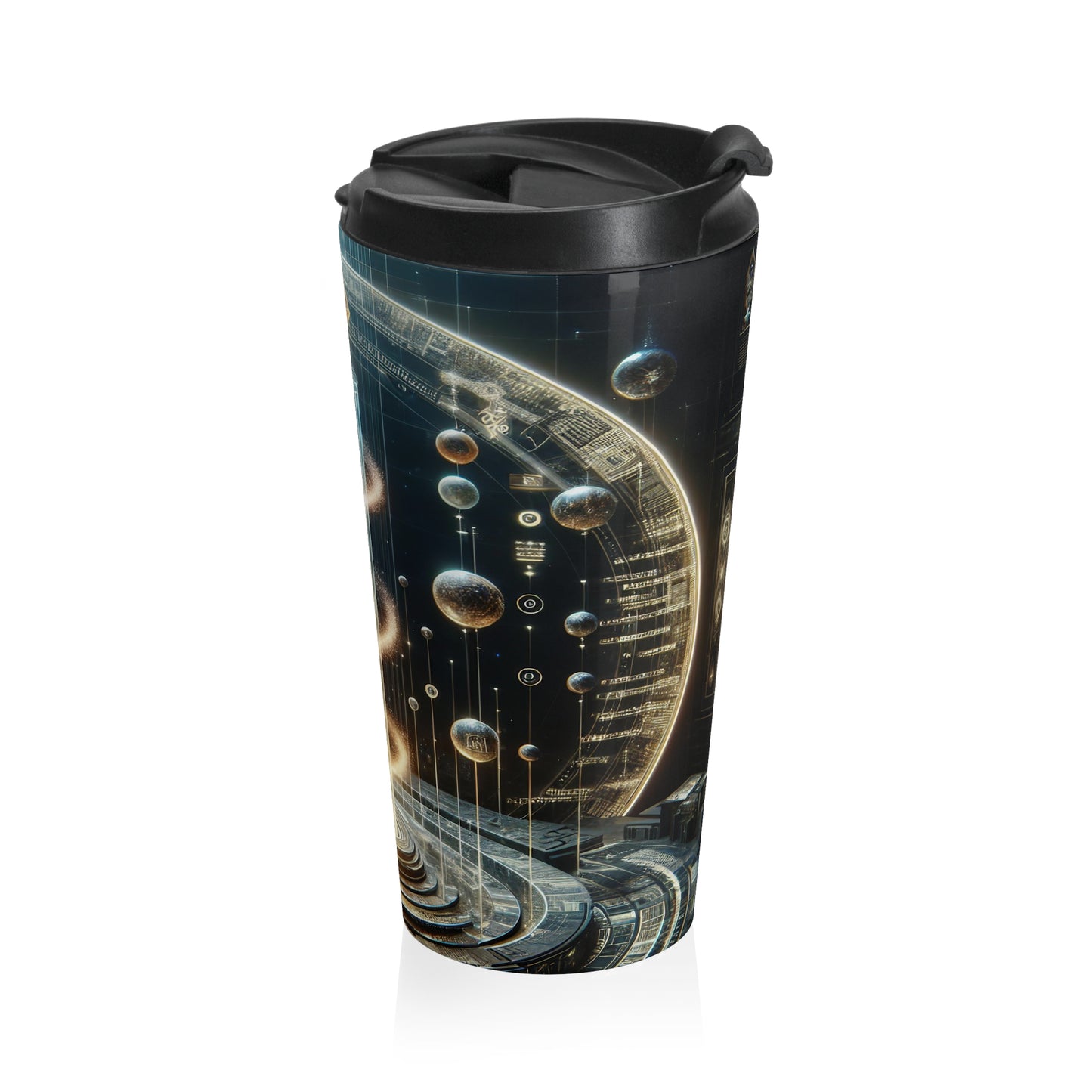 Alchemy of Celestial Enlightenment: A 1600s Astronomical Canvas - Travel Mug