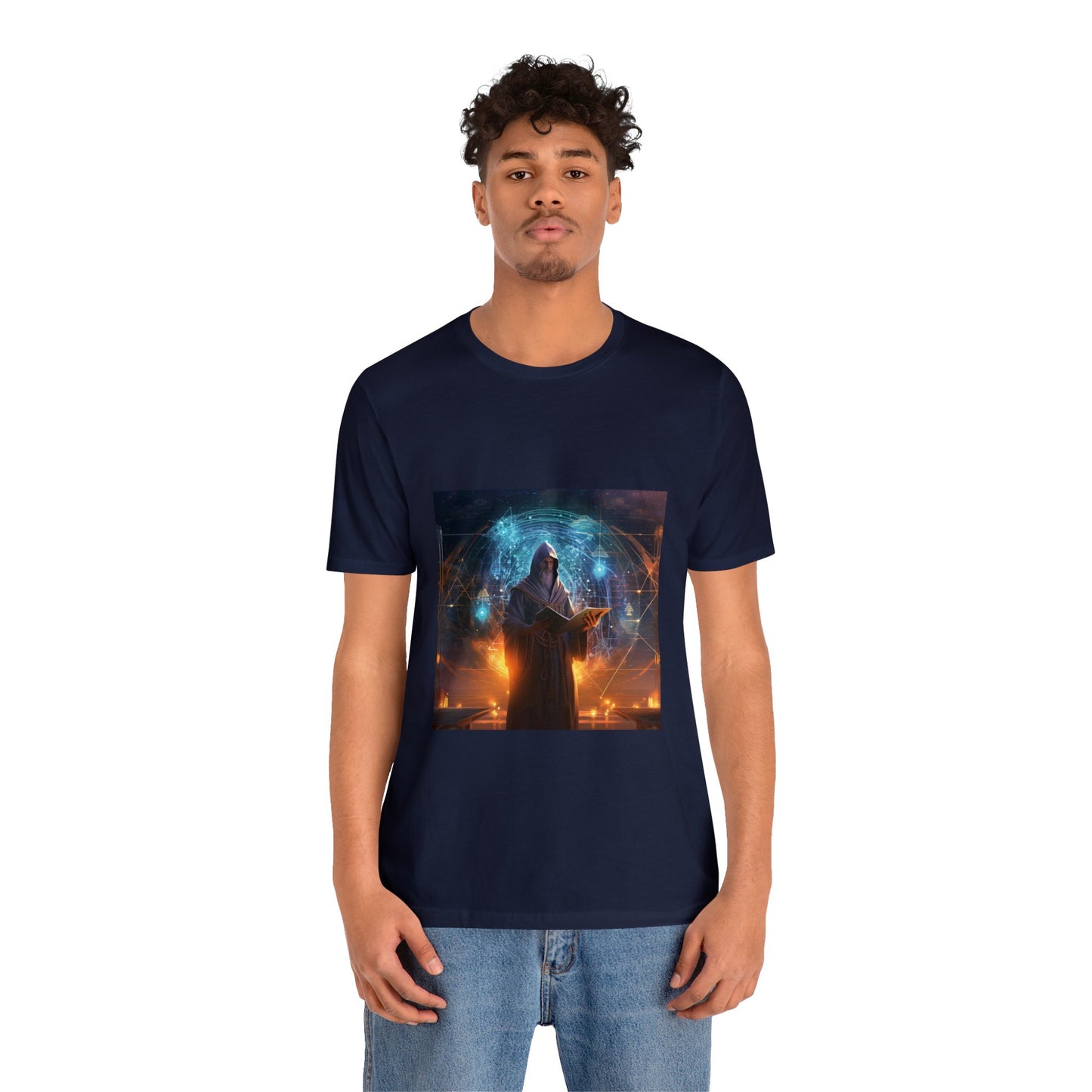 Science Meets Art: The Celestial Mural - V-Neck Tee