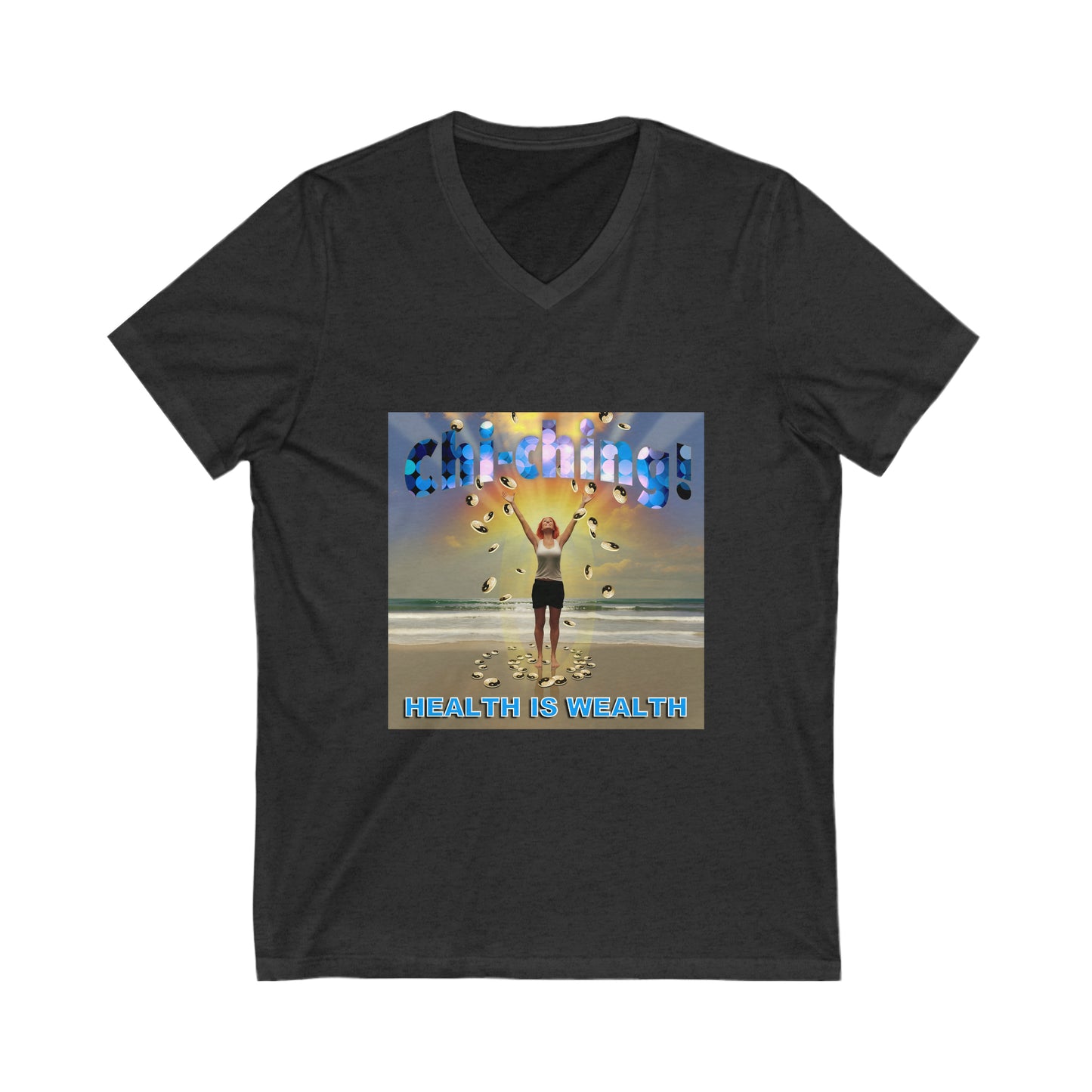 Chi-Ching Qi Gong V-Neck Tee