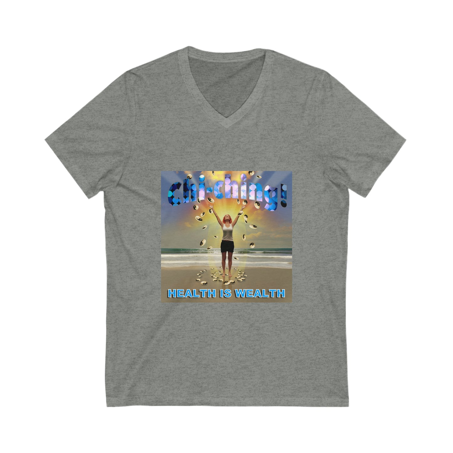 Chi-Ching Qi Gong V-Neck Tee