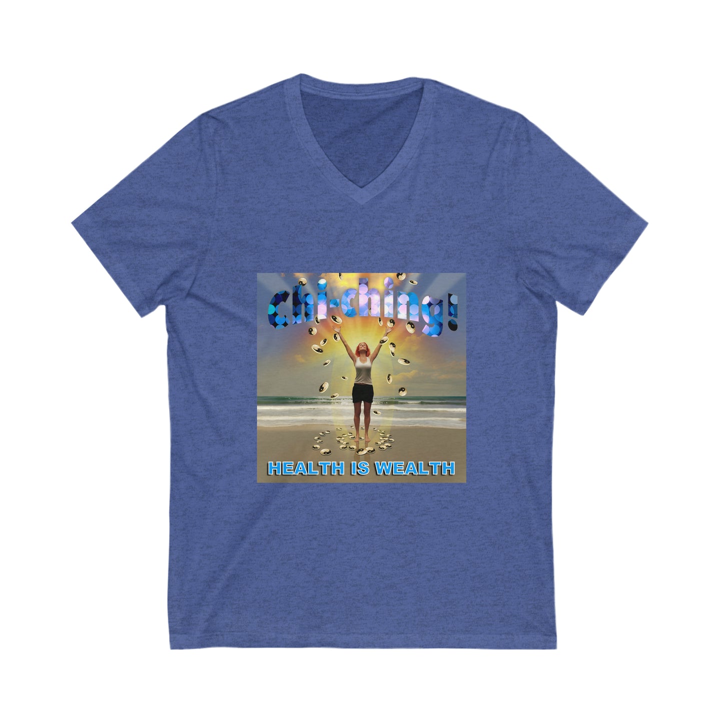 Chi-Ching Qi Gong V-Neck Tee