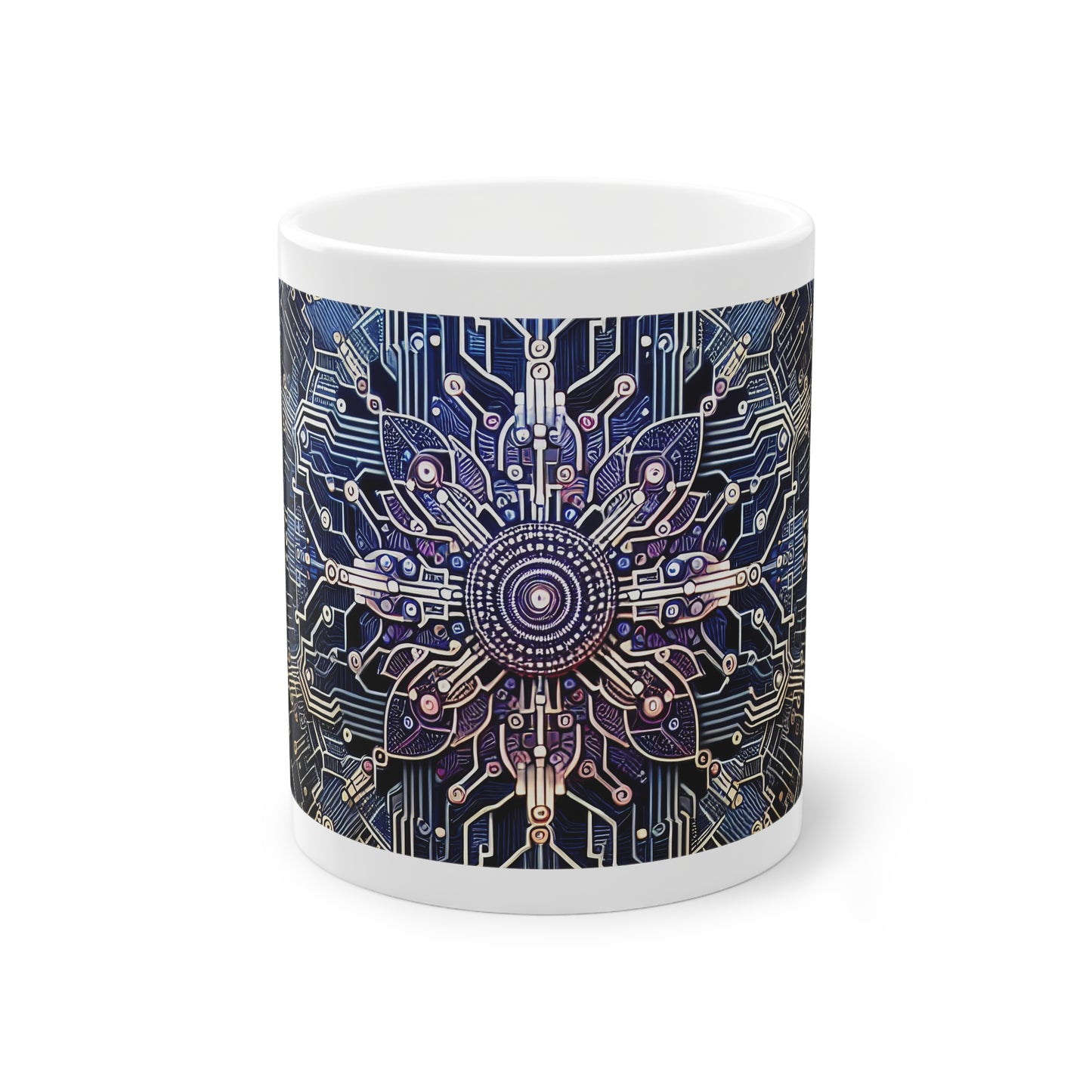 Celestial Microcosm: An Intricate Dance of Science and Artistry - Ceramic Mug