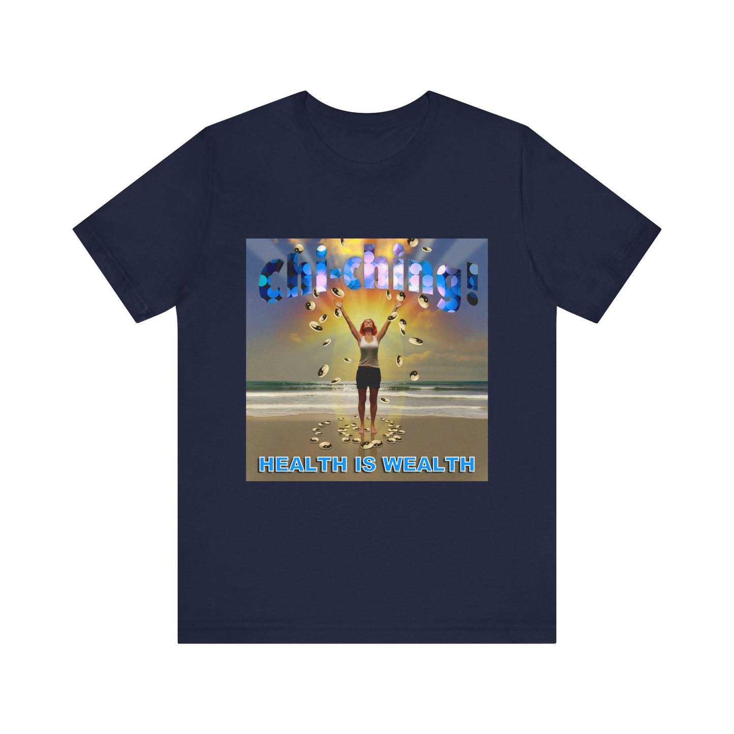 Chi-Ching Qi-Gong Short Sleeve Tee Crew-Neck