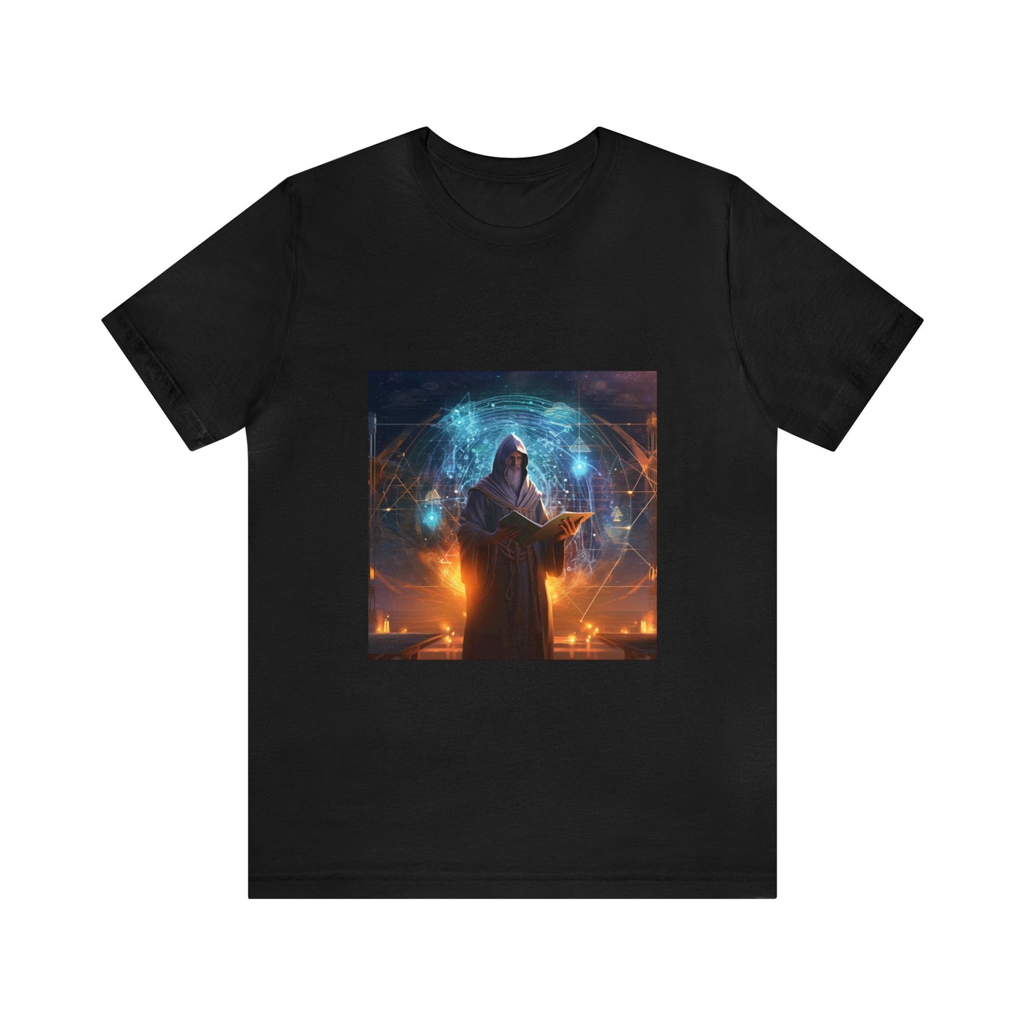 Science Meets Art: The Celestial Mural - V-Neck Tee