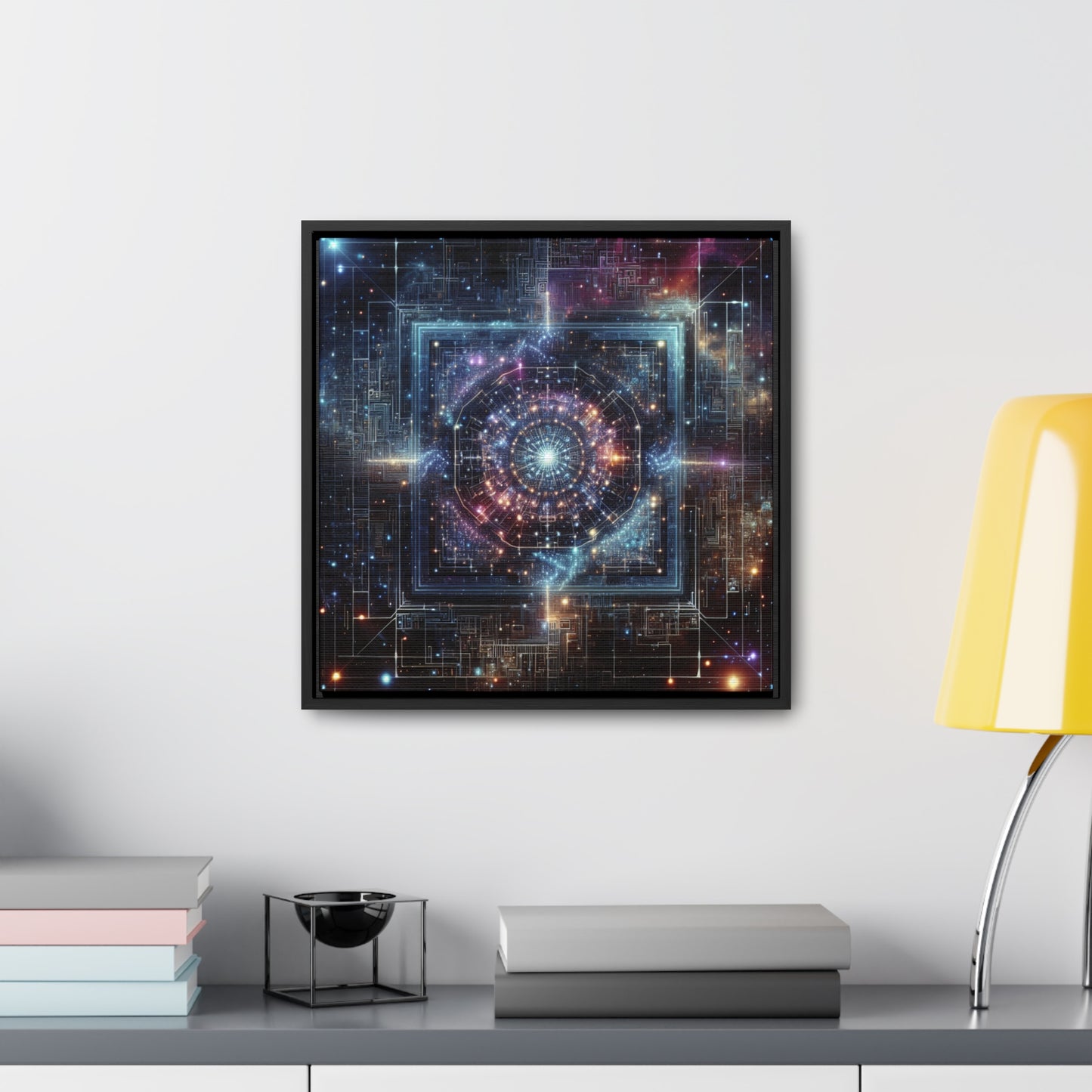 Tranquil Cosmos: A Melding of Art and Astronomy - Canvas