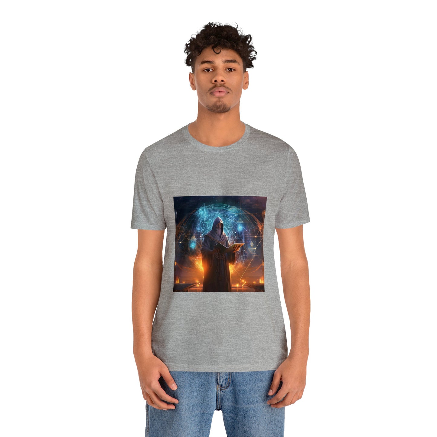 Science Meets Art: The Celestial Mural - V-Neck Tee