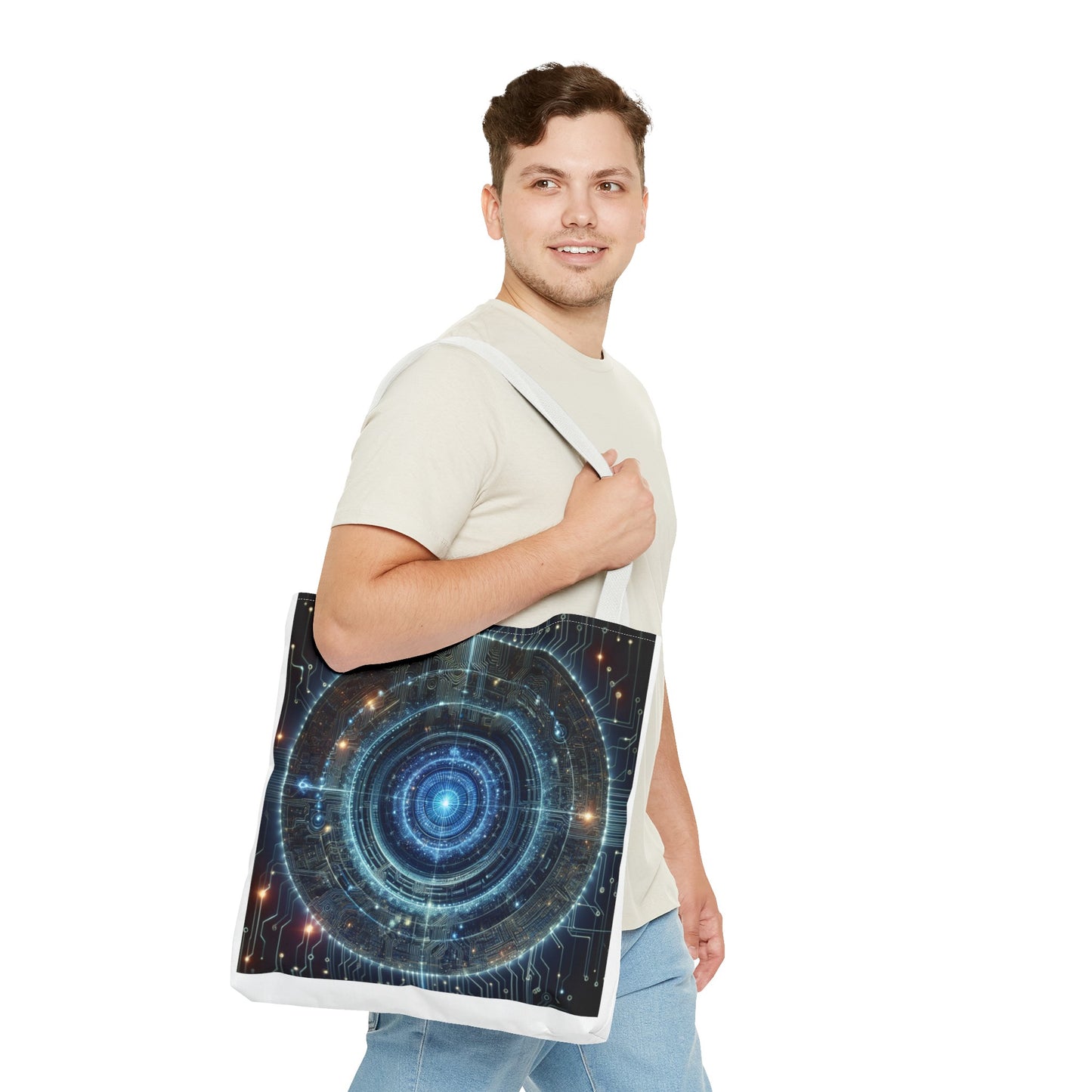 Celestial Mechanics in umber hues - Tote Bag