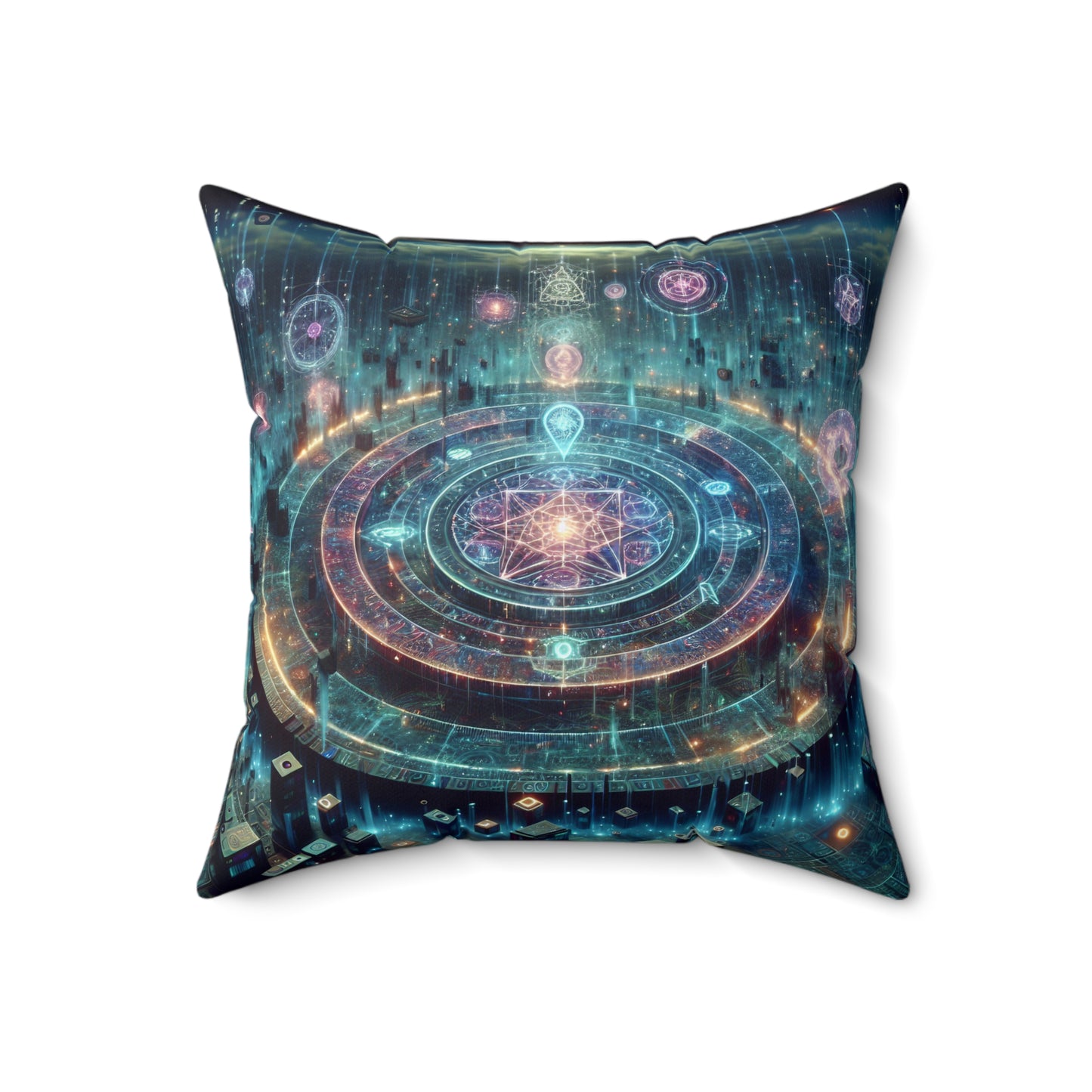 Ethereal Anatomica: An Enigmatic Exploration of Nature's Intricacies - Pillow Case