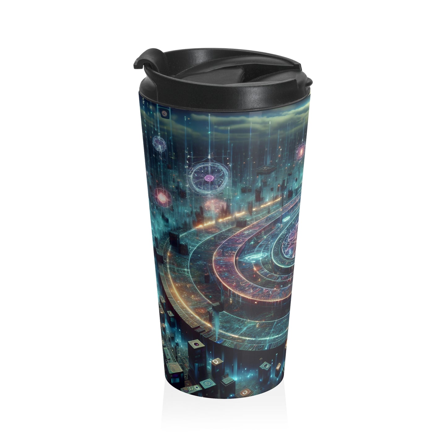 Ethereal Anatomica: An Enigmatic Exploration of Nature's Intricacies - Travel Mug