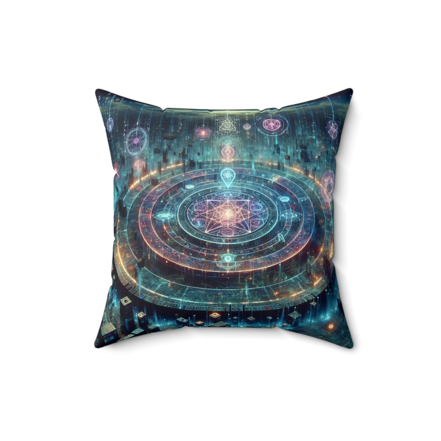 Ethereal Anatomica: An Enigmatic Exploration of Nature's Intricacies - Pillow Case