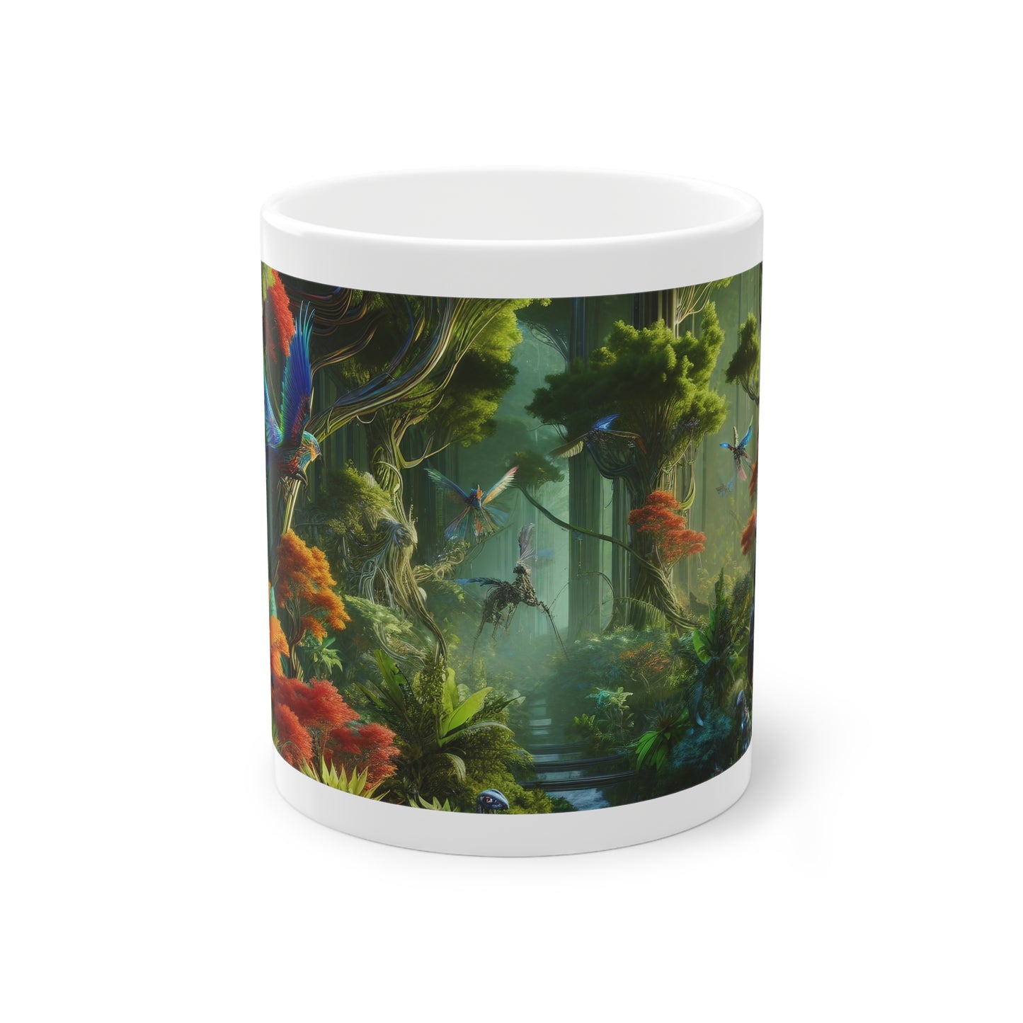 The Alchemical Garden at Midnight - Ceramic Mug