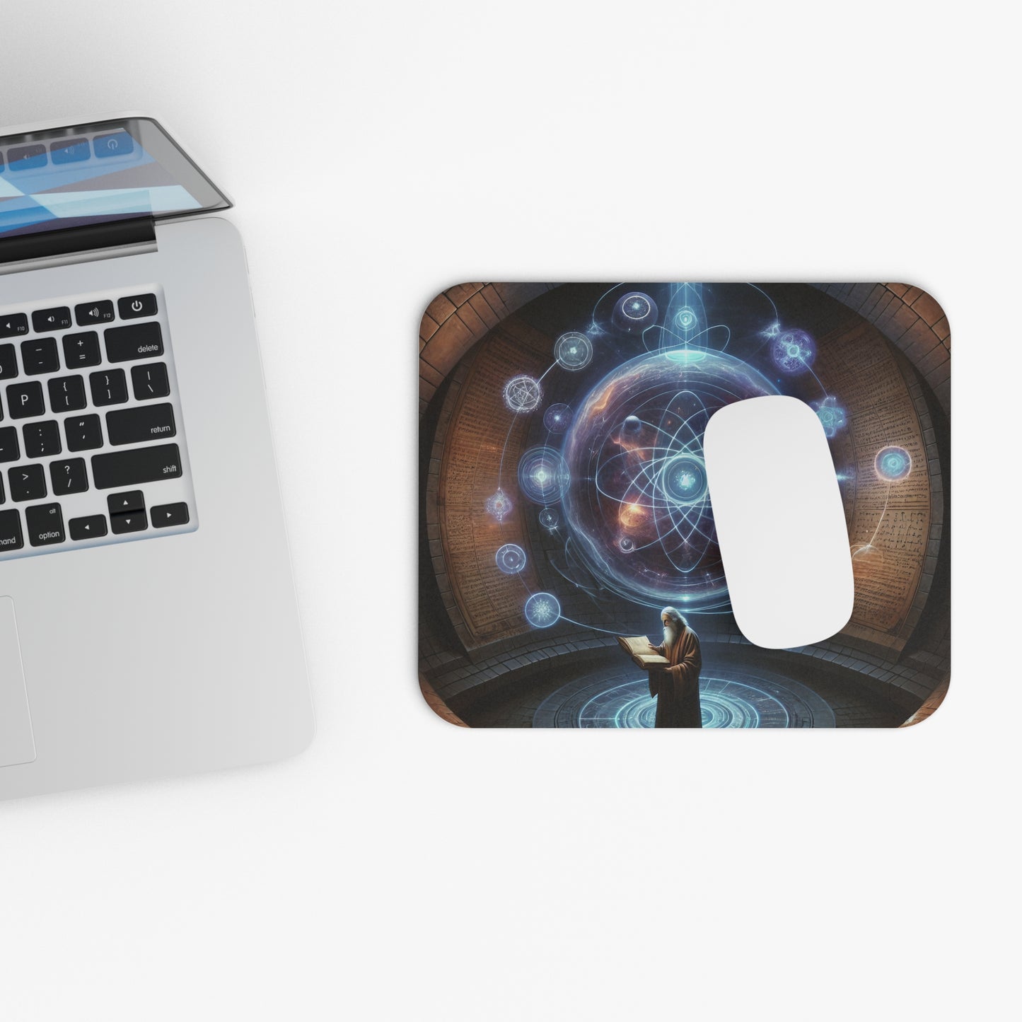 Voyage of the Alchemical Cosmos: A Masterpiece in Oils - Mouse Pad