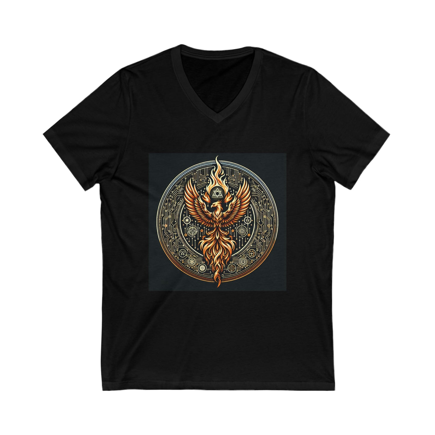 Copy of Galactic Orchestration: A Celestial Tapestry from the 1600s - V-Neck Tee
