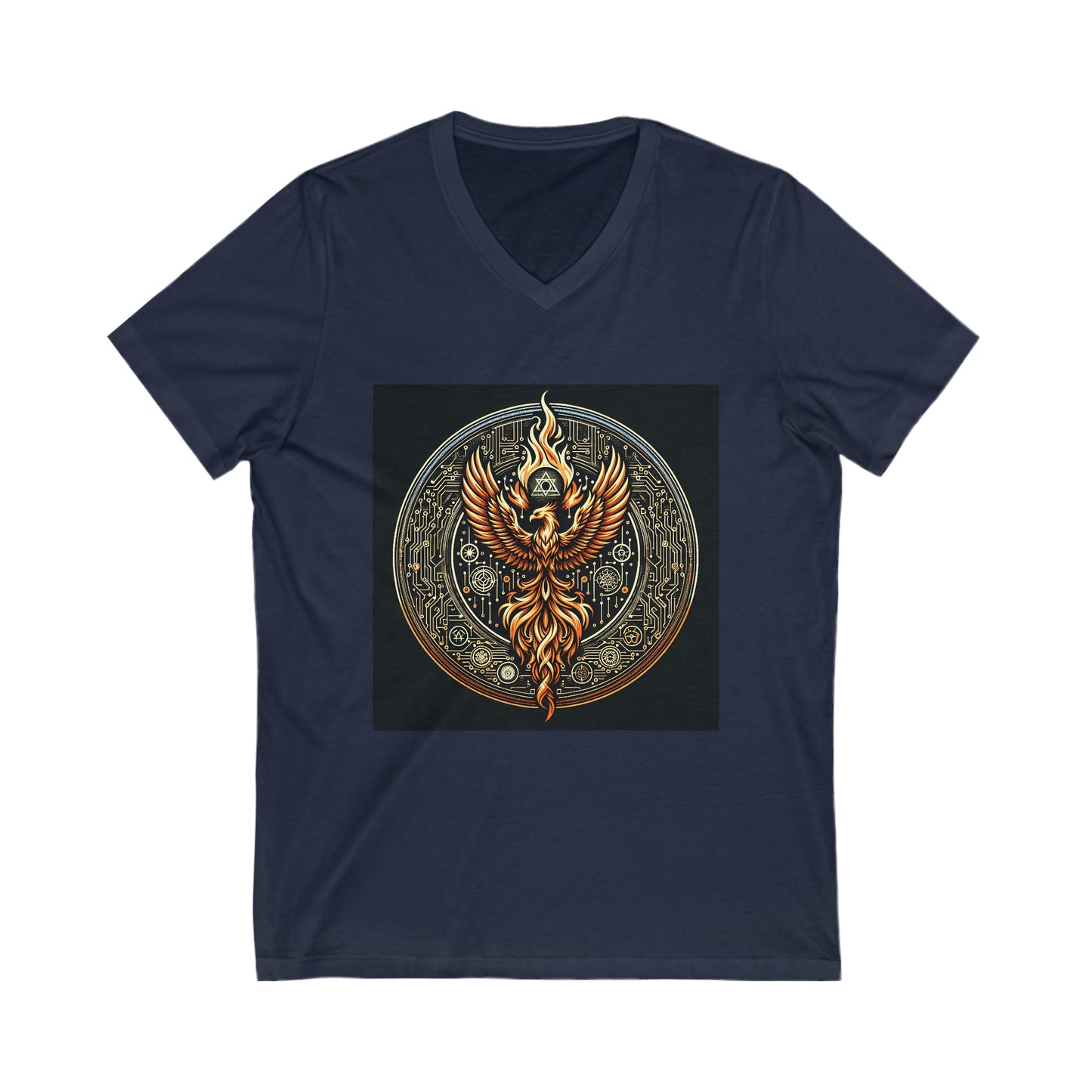 Copy of Galactic Orchestration: A Celestial Tapestry from the 1600s - V-Neck Tee