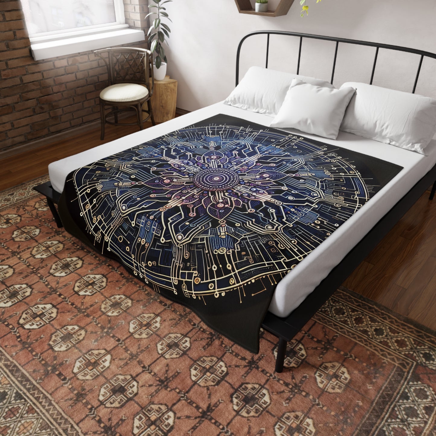 Celestial Microcosm: An Intricate Dance of Science and Artistry - Blanket