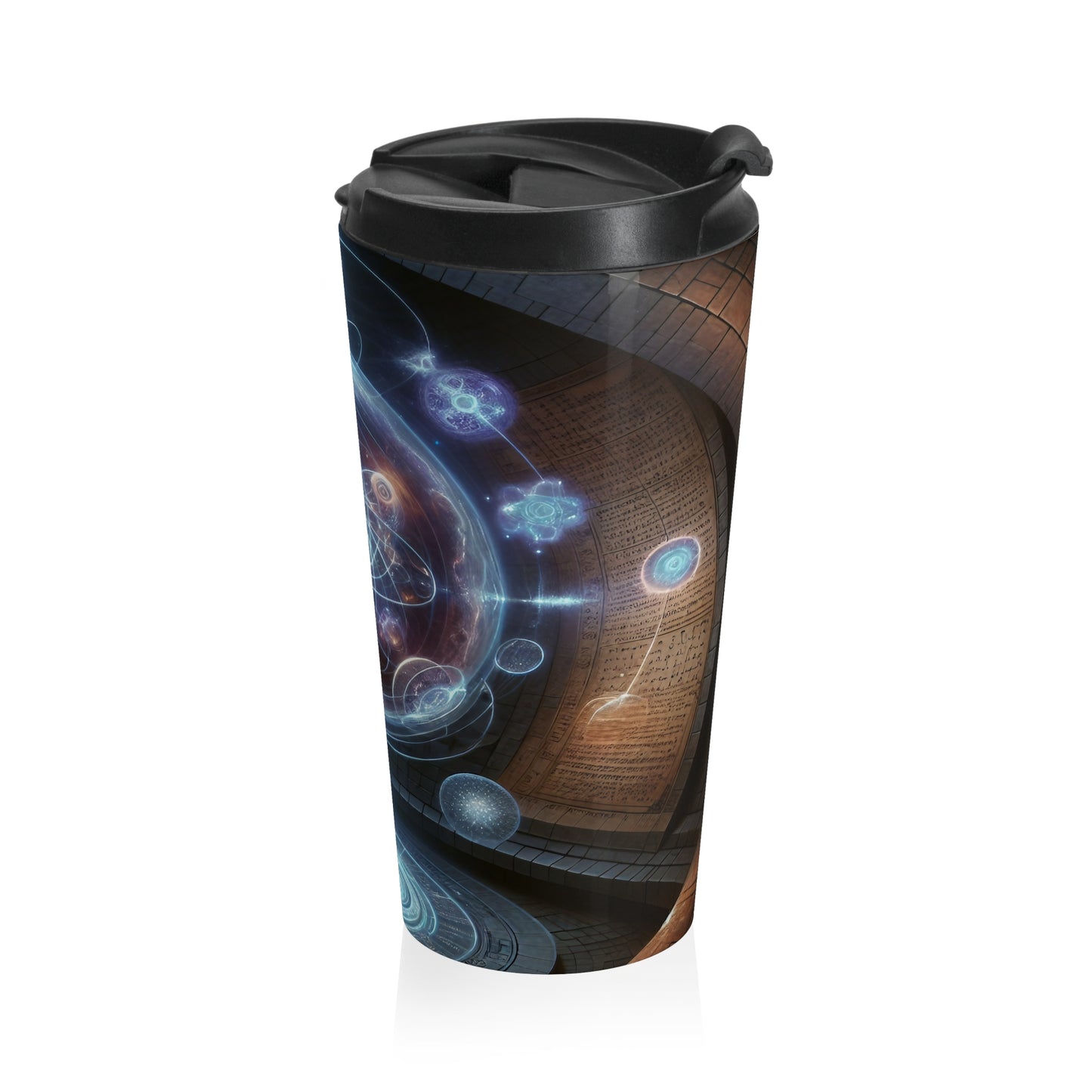 Voyage of the Alchemical Cosmos: A Masterpiece in Oils - Travel Mug