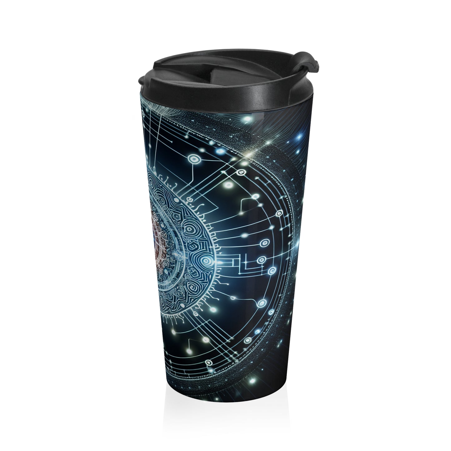 Astral Voyage: Merging Science and Artistry - Travel Mug