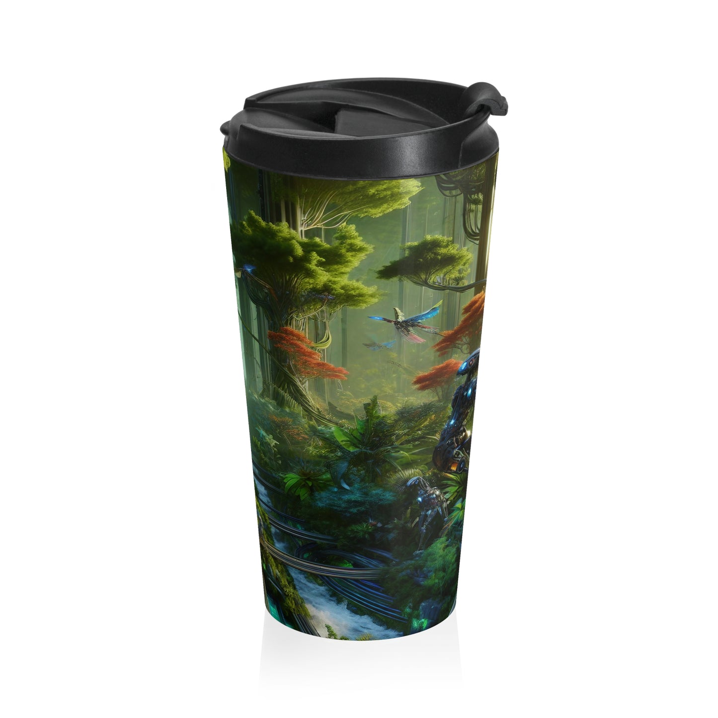 The Alchemical Garden at Midnight - Travel Mug
