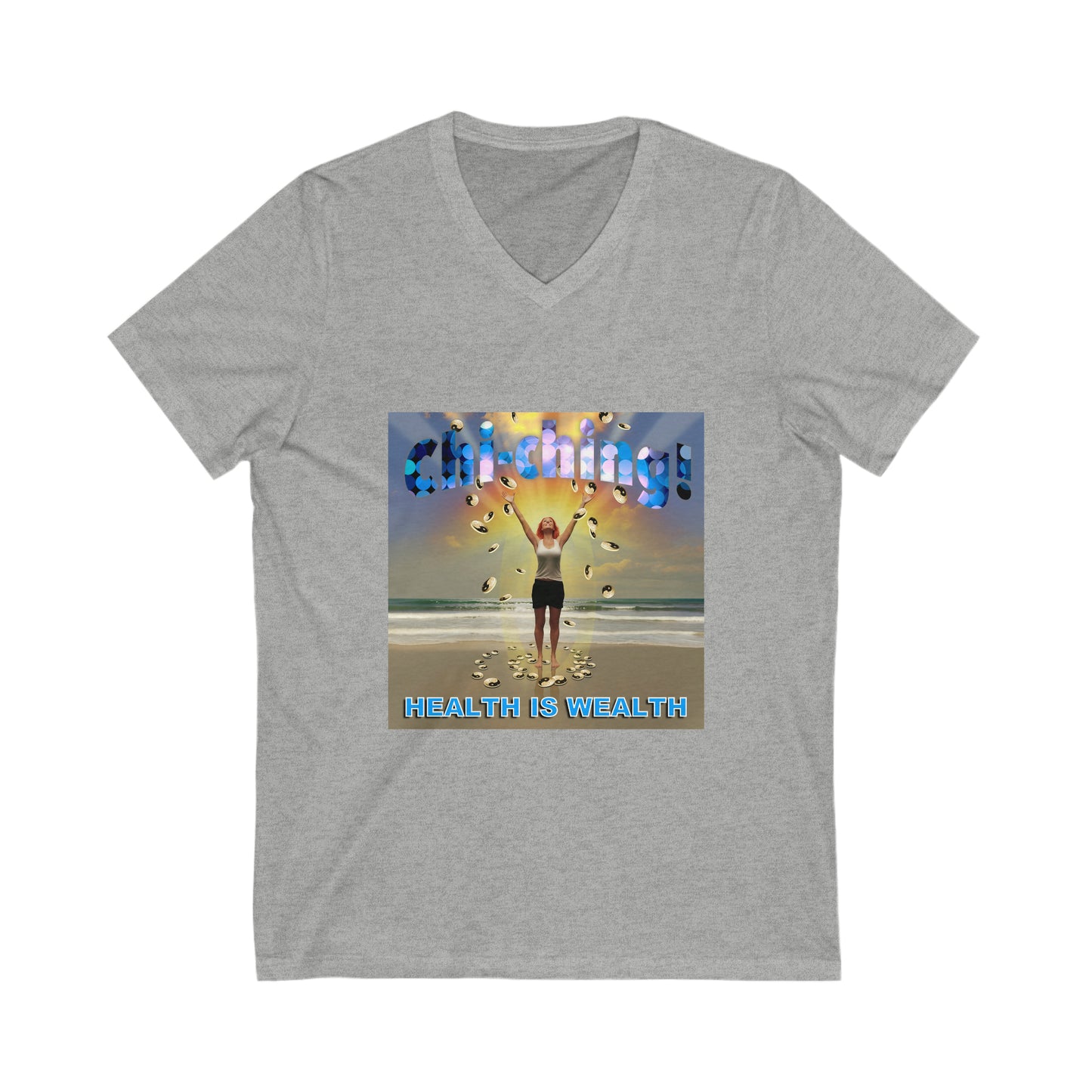 Chi-Ching Qi Gong V-Neck Tee
