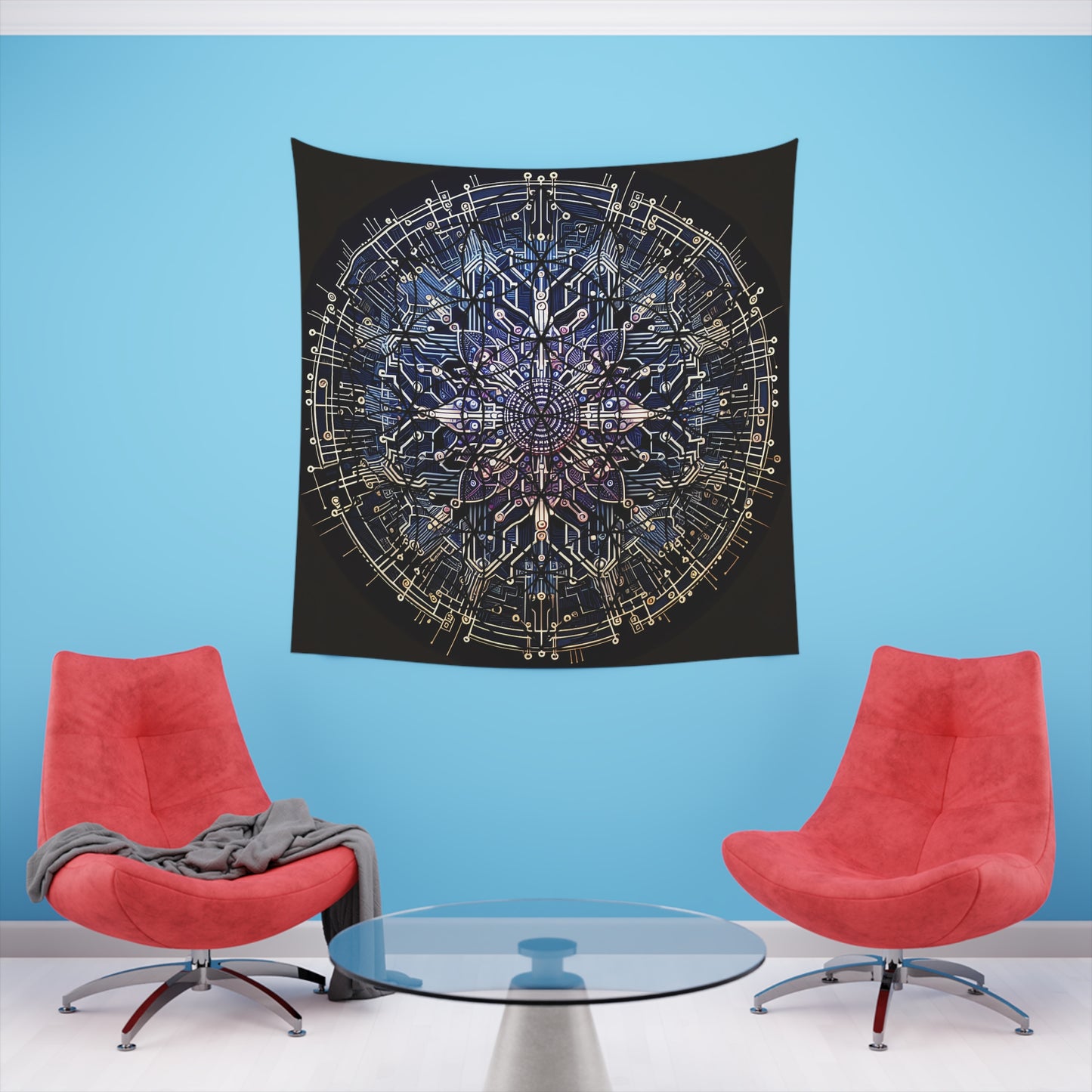 Celestial Microcosm: An Intricate Dance of Science and Artistry - Tapestry