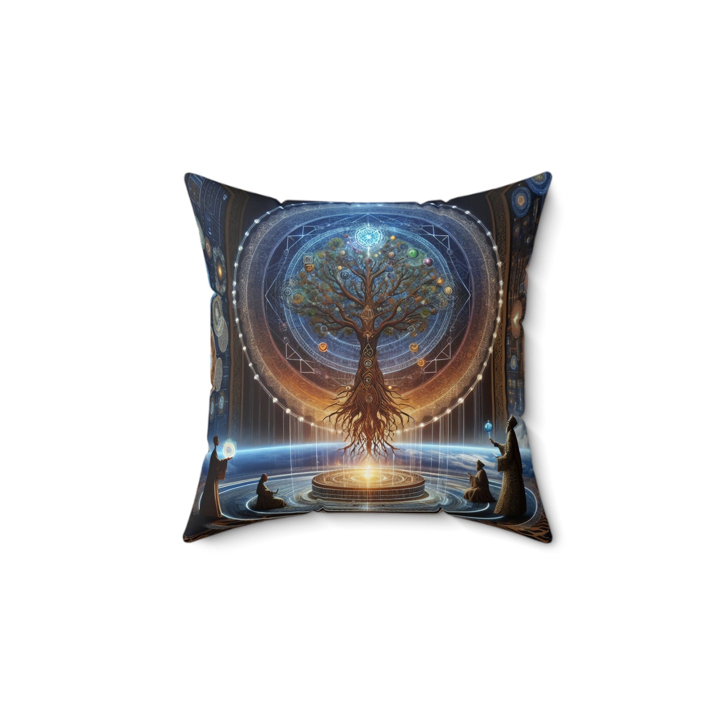 Celestial Mechanics: A Confluence of Art and Science - Pillow Case