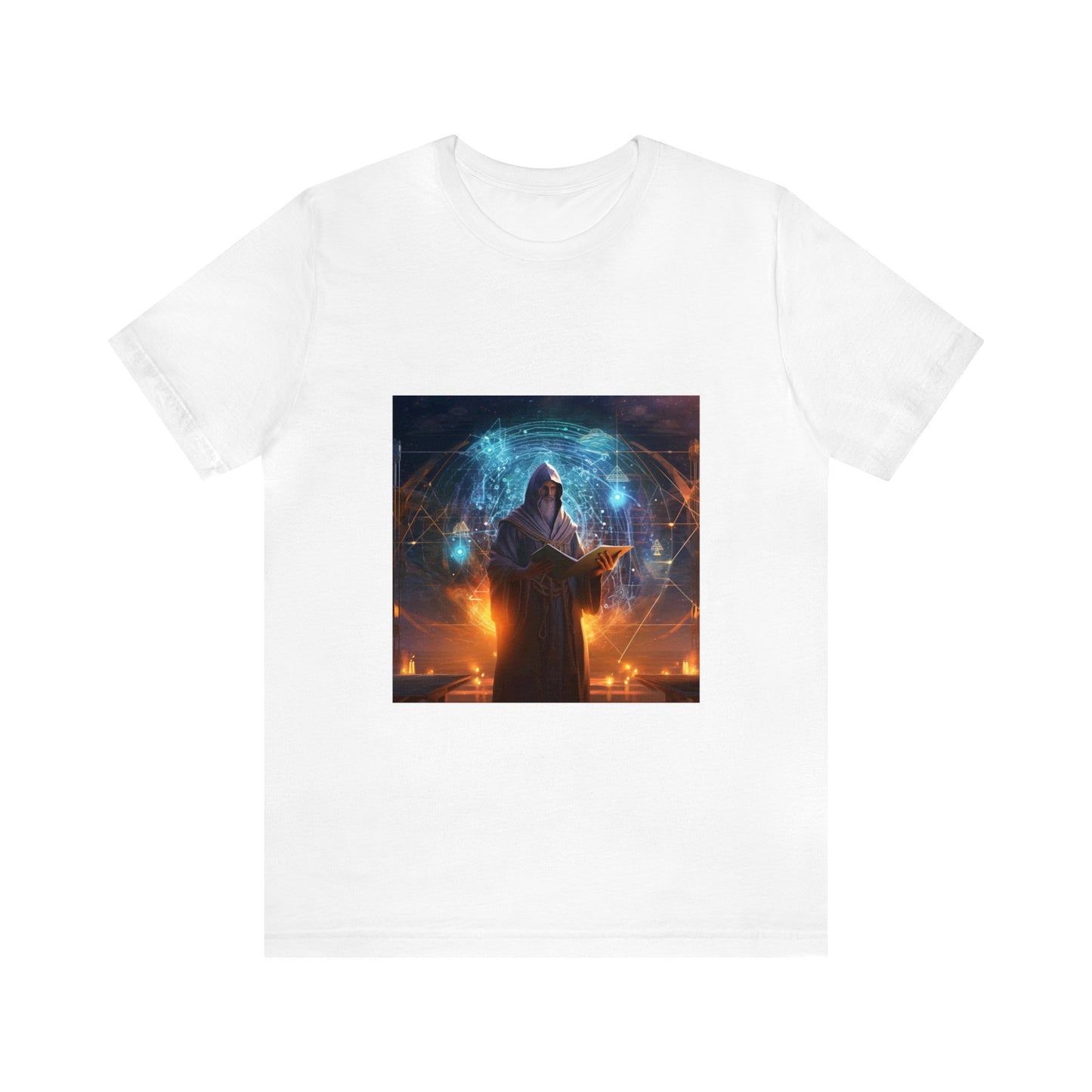 Science Meets Art: The Celestial Mural - V-Neck Tee