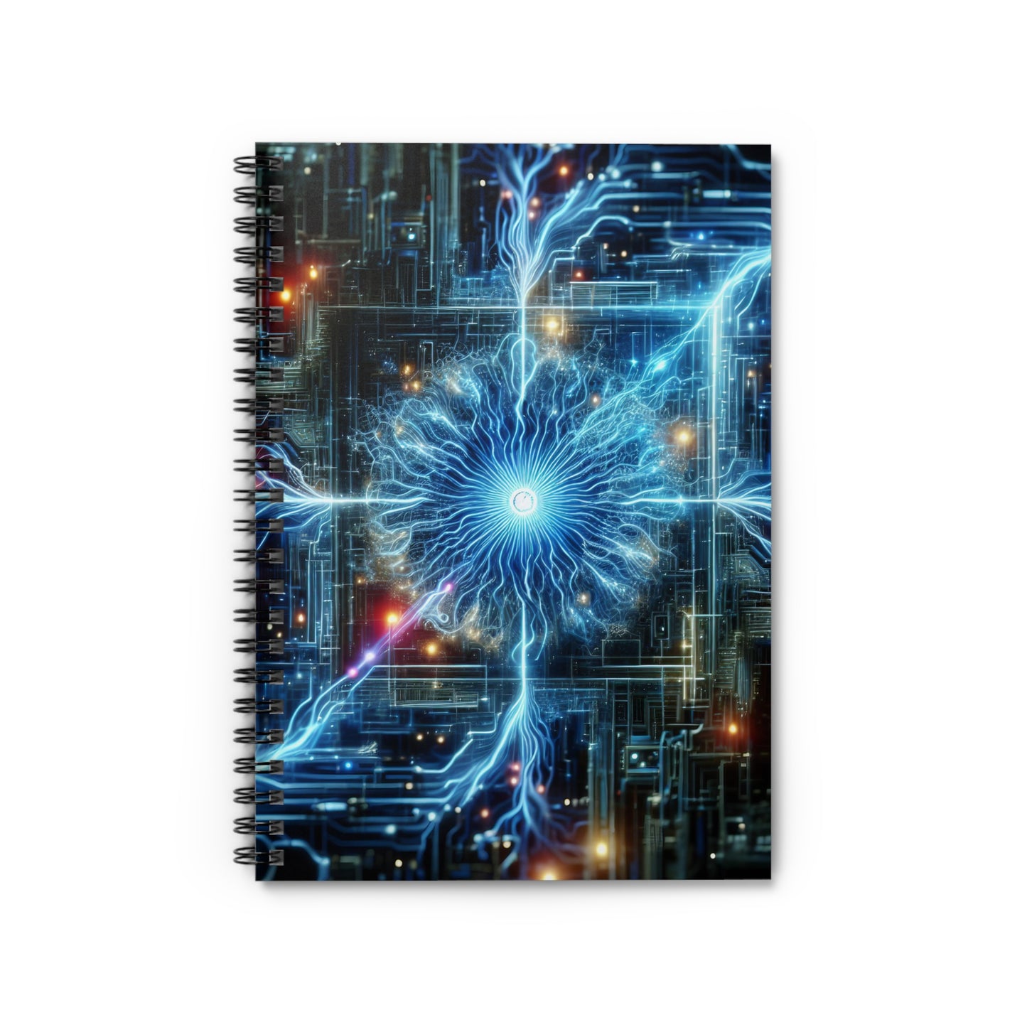 The Astral Menagerie: An Allegory of Knowledge and Discovery - Spiral Notebook