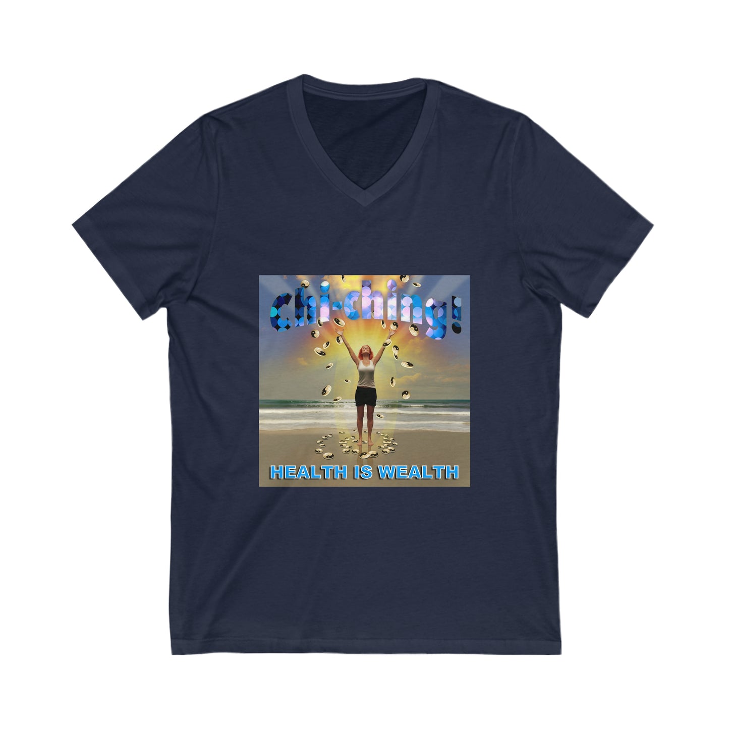 Chi-Ching Qi Gong V-Neck Tee