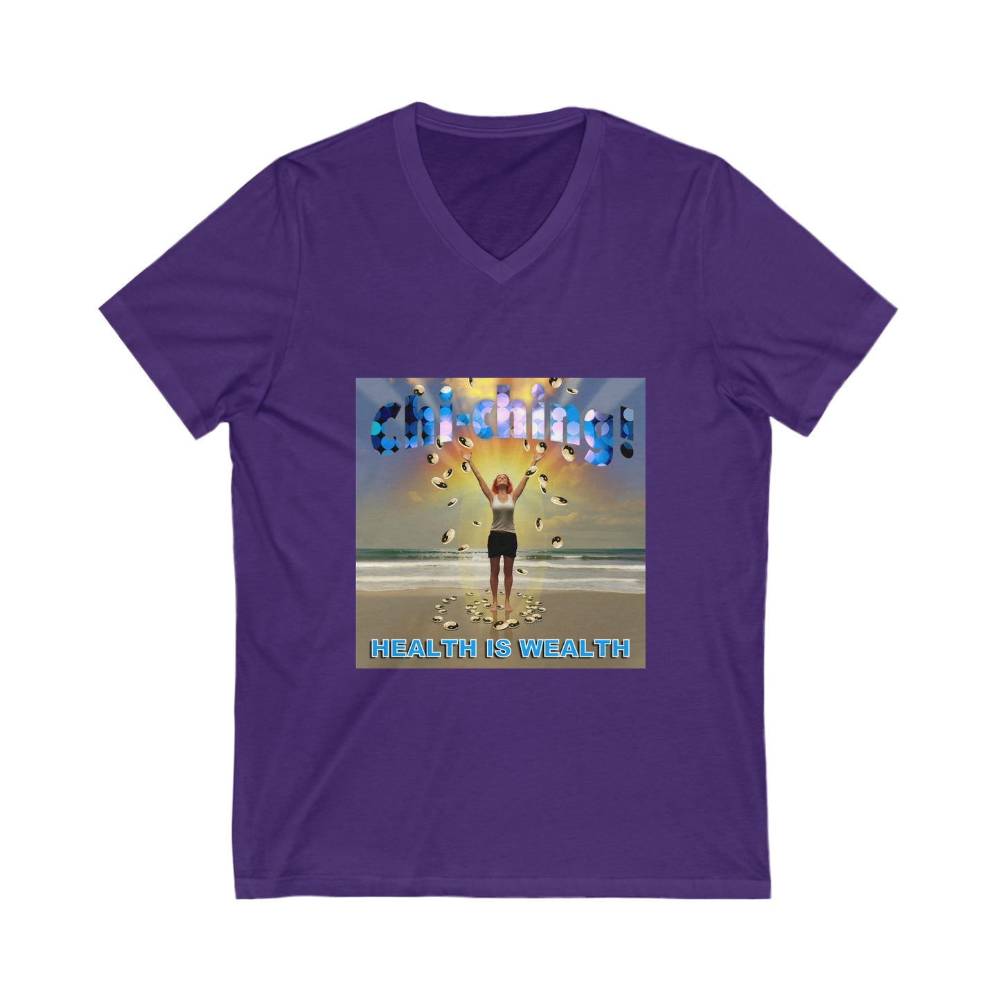 Chi-Ching Qi Gong V-Neck Tee