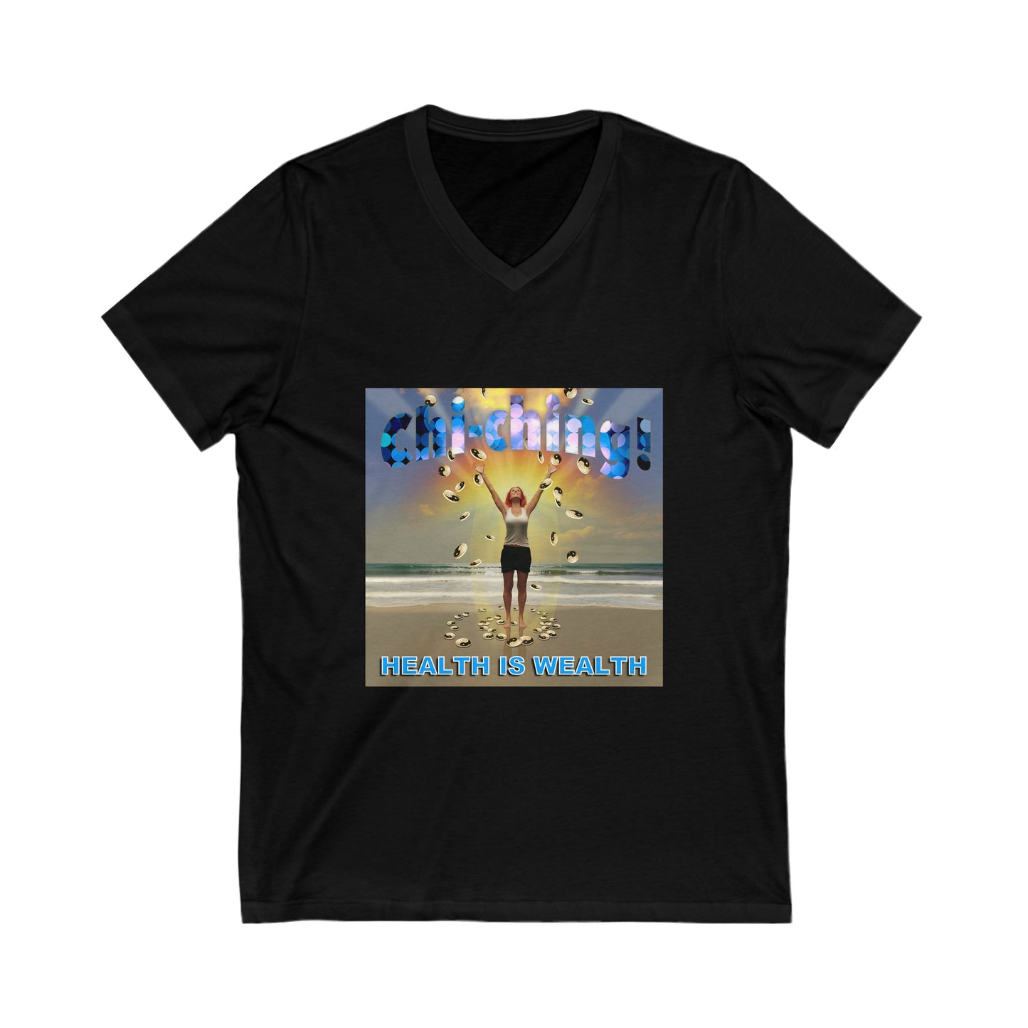Chi-Ching Qi Gong V-Neck Tee