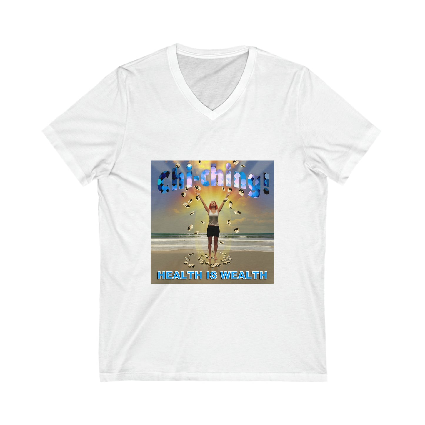 Chi-Ching Qi Gong V-Neck Tee
