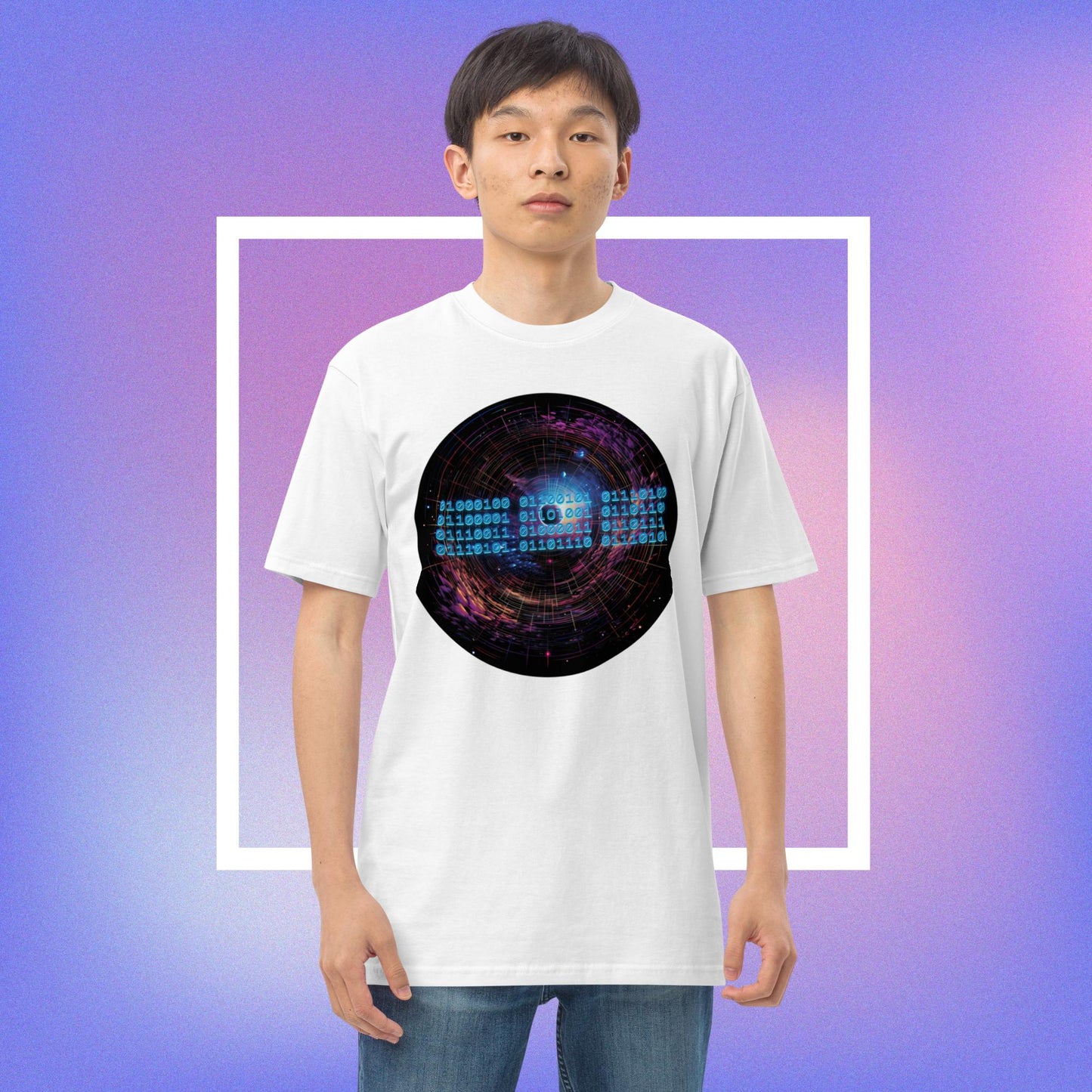 Digital Cosmos - heavyweight tee