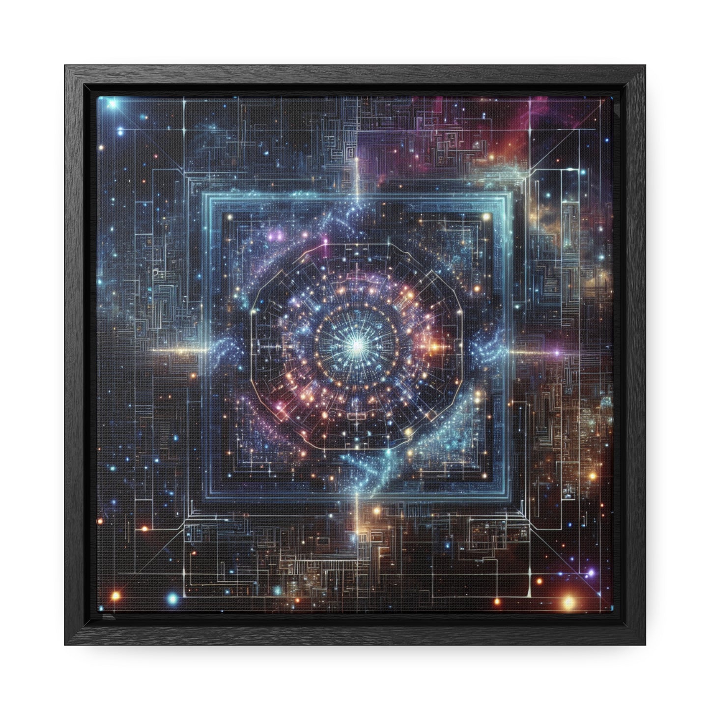 Tranquil Cosmos: A Melding of Art and Astronomy - Canvas