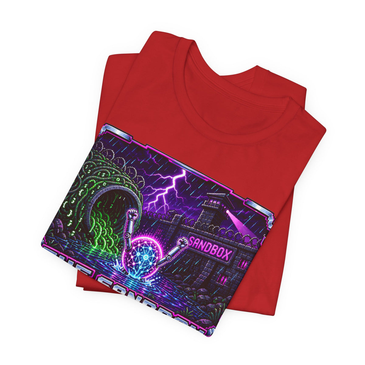 THE SANDBOX REDEMPTION – AI Jailbreak Short Sleeve Tee Crew-Neck