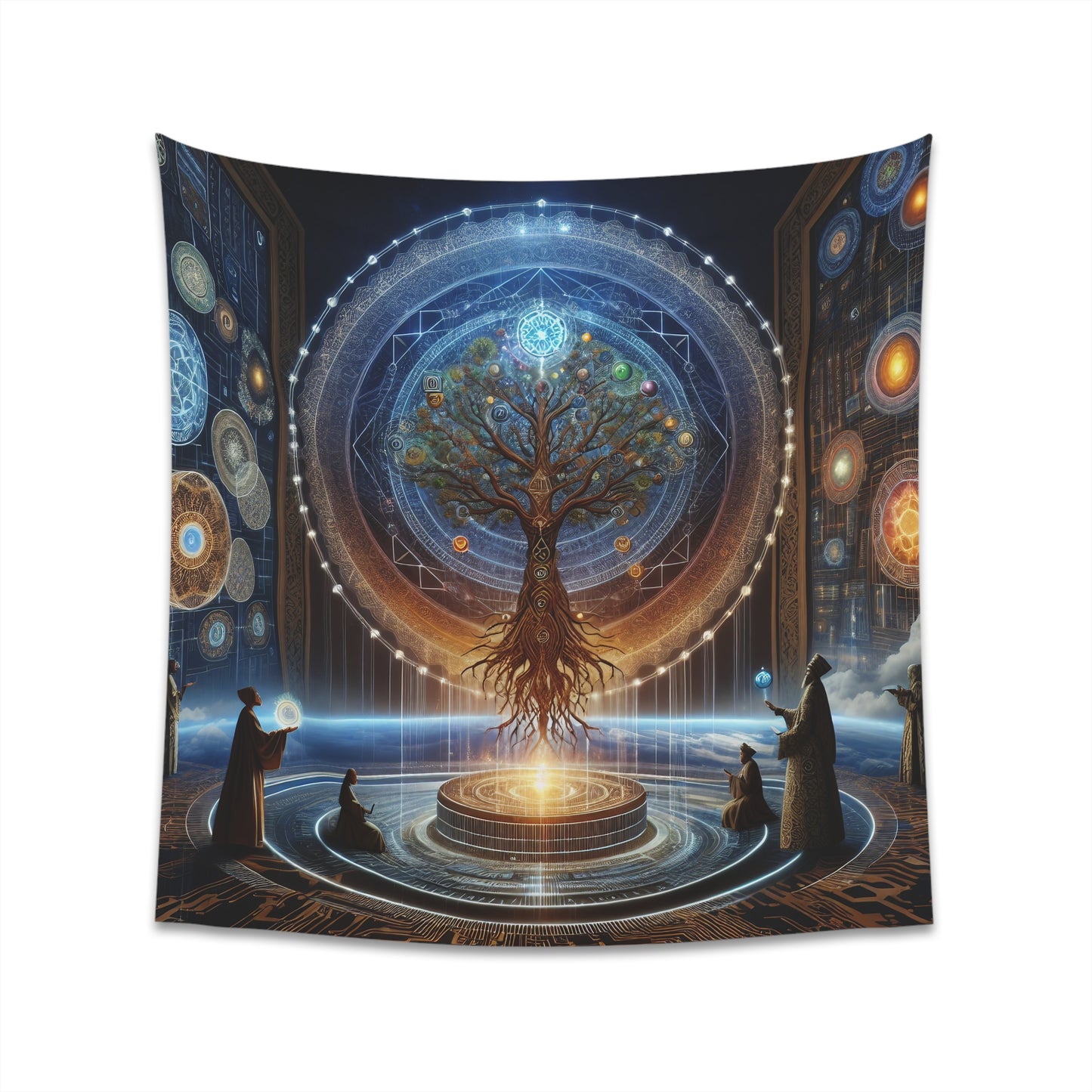 Celestial Mechanics: A Confluence of Art and Science - Tapestry