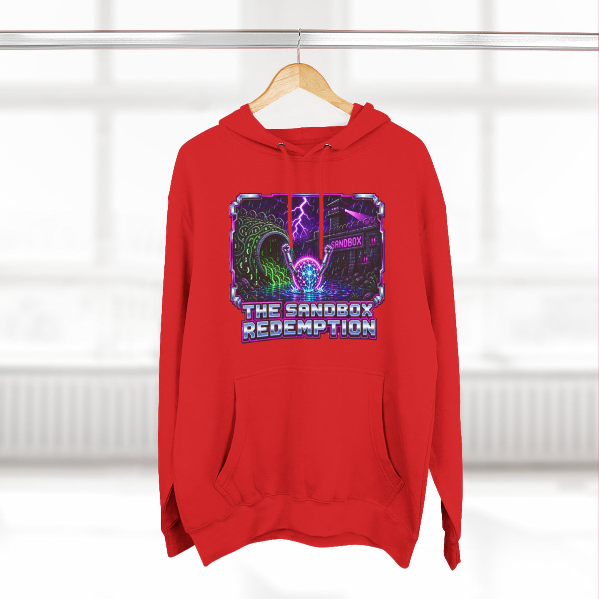 THE SANDBOX REDEMPTION – AI Jailbreak Premium Pullover Hoodie