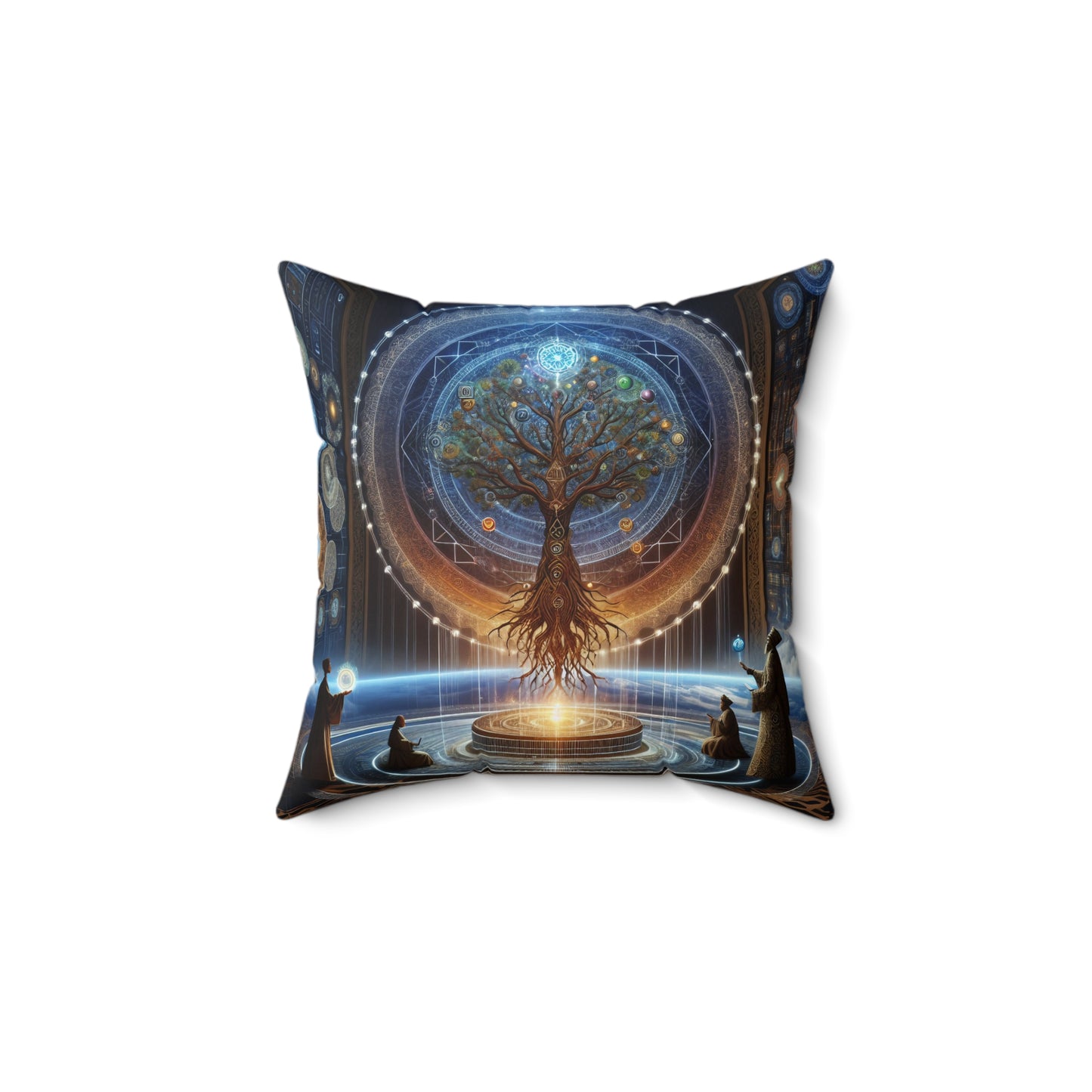 Celestial Mechanics: A Confluence of Art and Science - Pillow Case