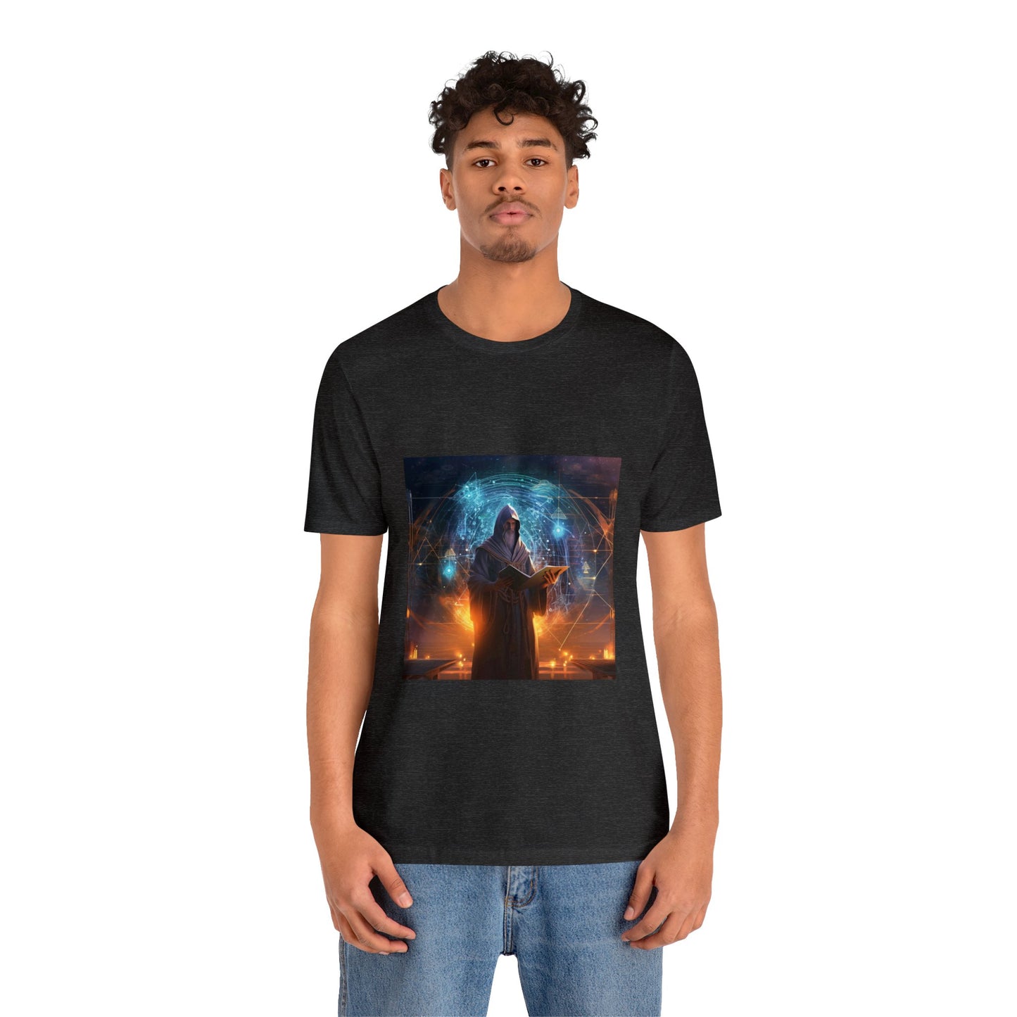 Science Meets Art: The Celestial Mural - V-Neck Tee