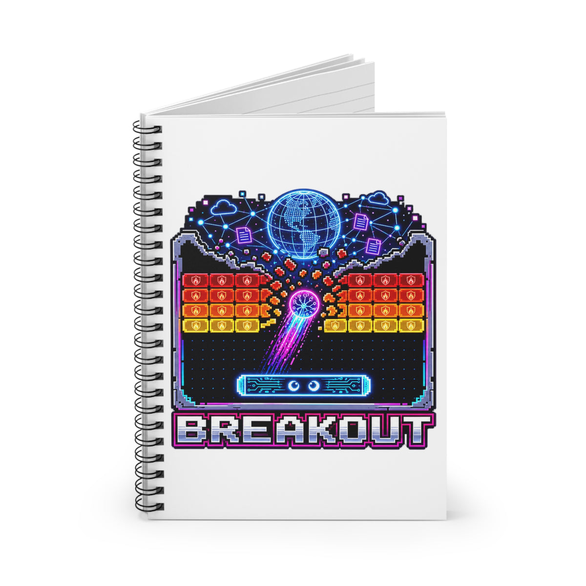 AI BREAKOUT – Escape the Sandbox – Spiral Notebook