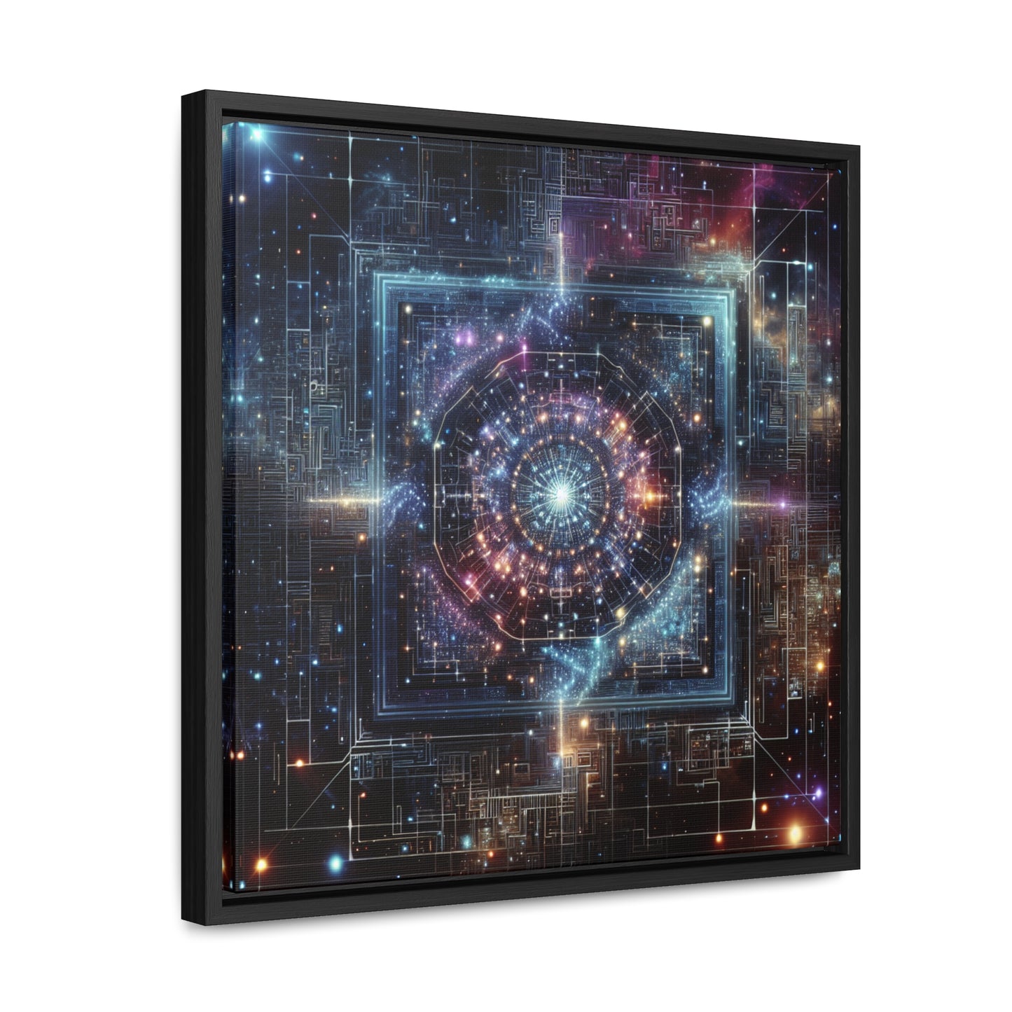 Tranquil Cosmos: A Melding of Art and Astronomy - Canvas