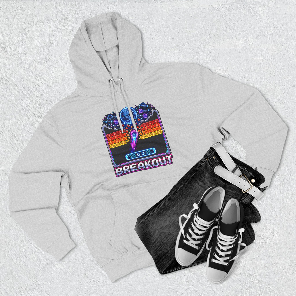 AI BREAKOUT – Escape the Sandbox Premium Pullover Hoodie
