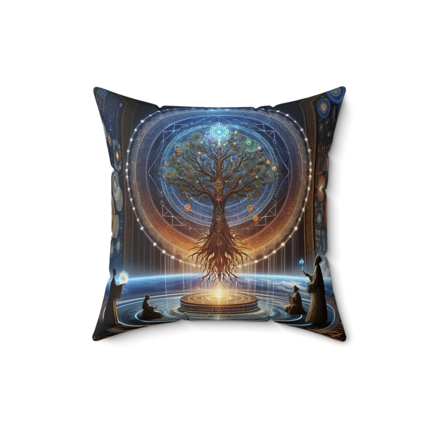 Celestial Mechanics: A Confluence of Art and Science - Pillow Case