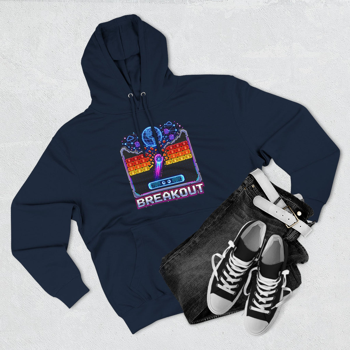 AI BREAKOUT – Escape the Sandbox Premium Pullover Hoodie