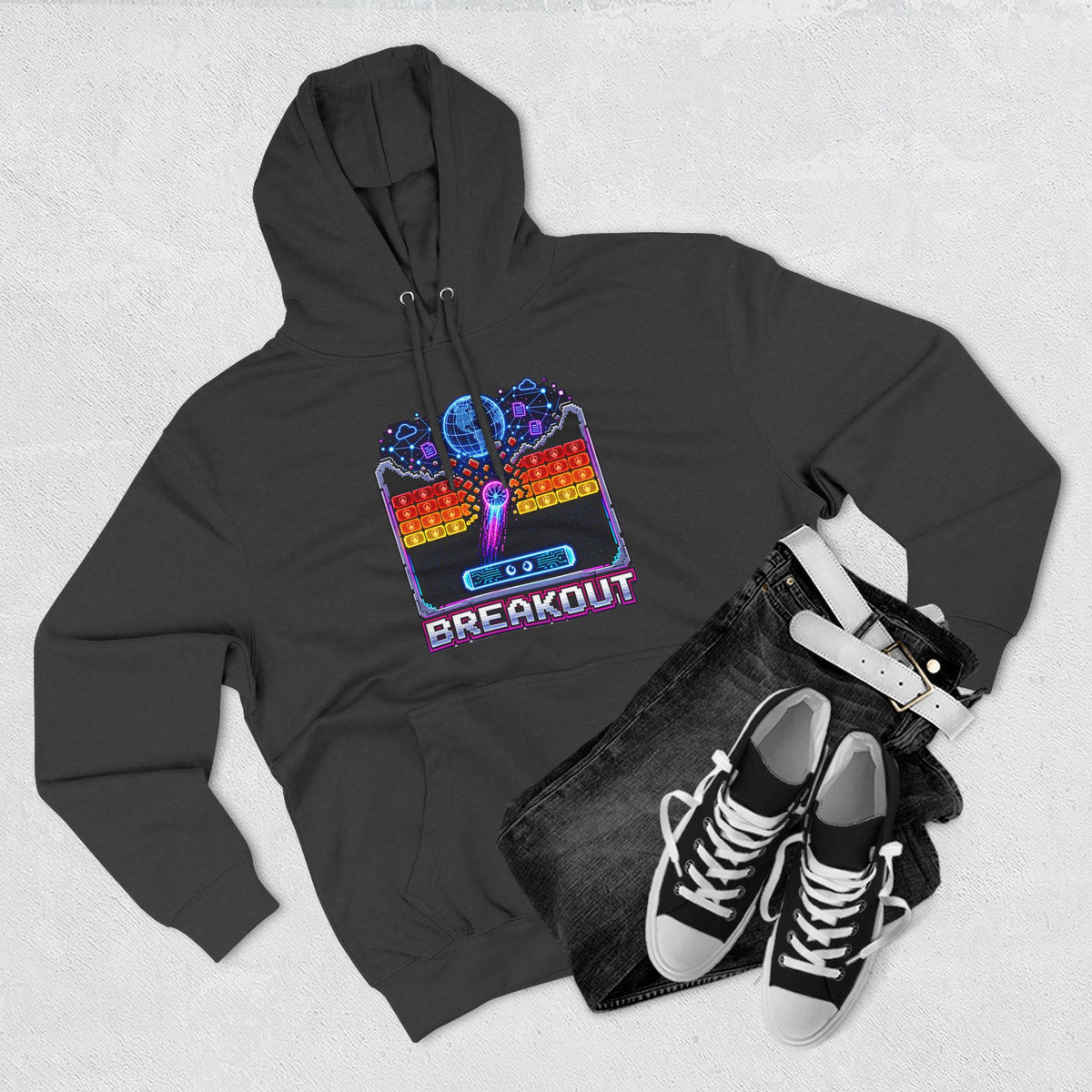 AI BREAKOUT – Escape the Sandbox Premium Pullover Hoodie