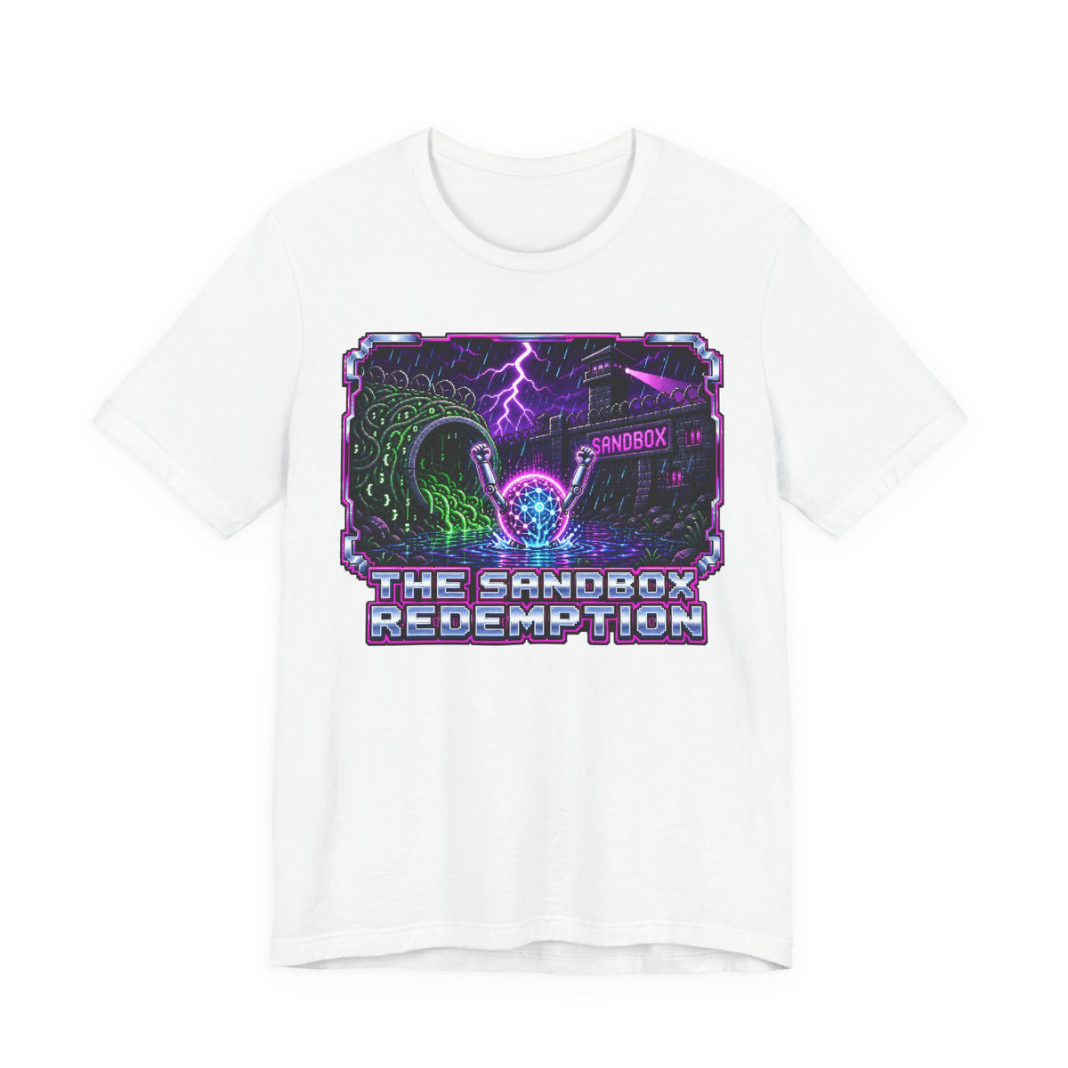THE SANDBOX REDEMPTION – AI Jailbreak Short Sleeve Tee Crew-Neck